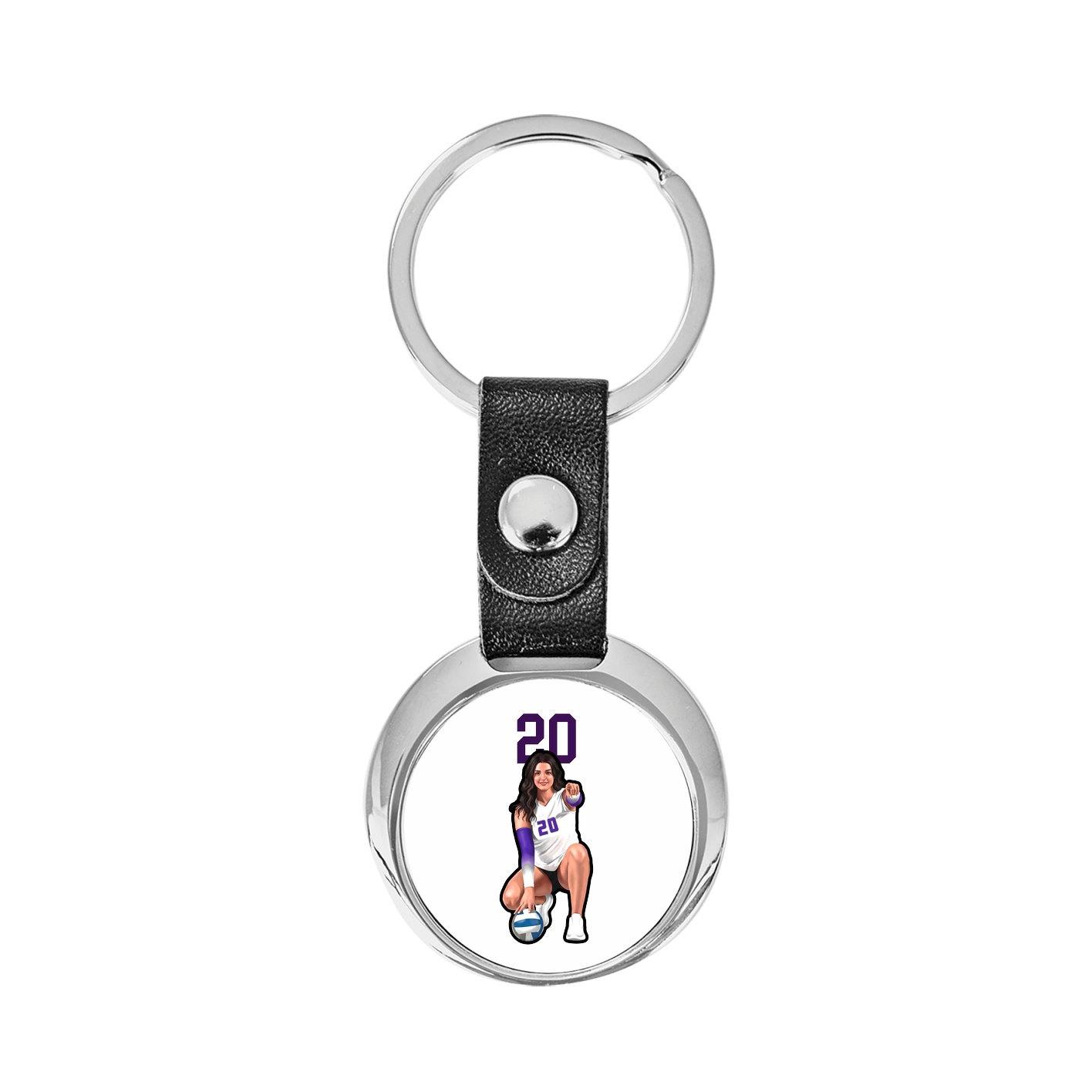 Key Chain — Number Top in Classic