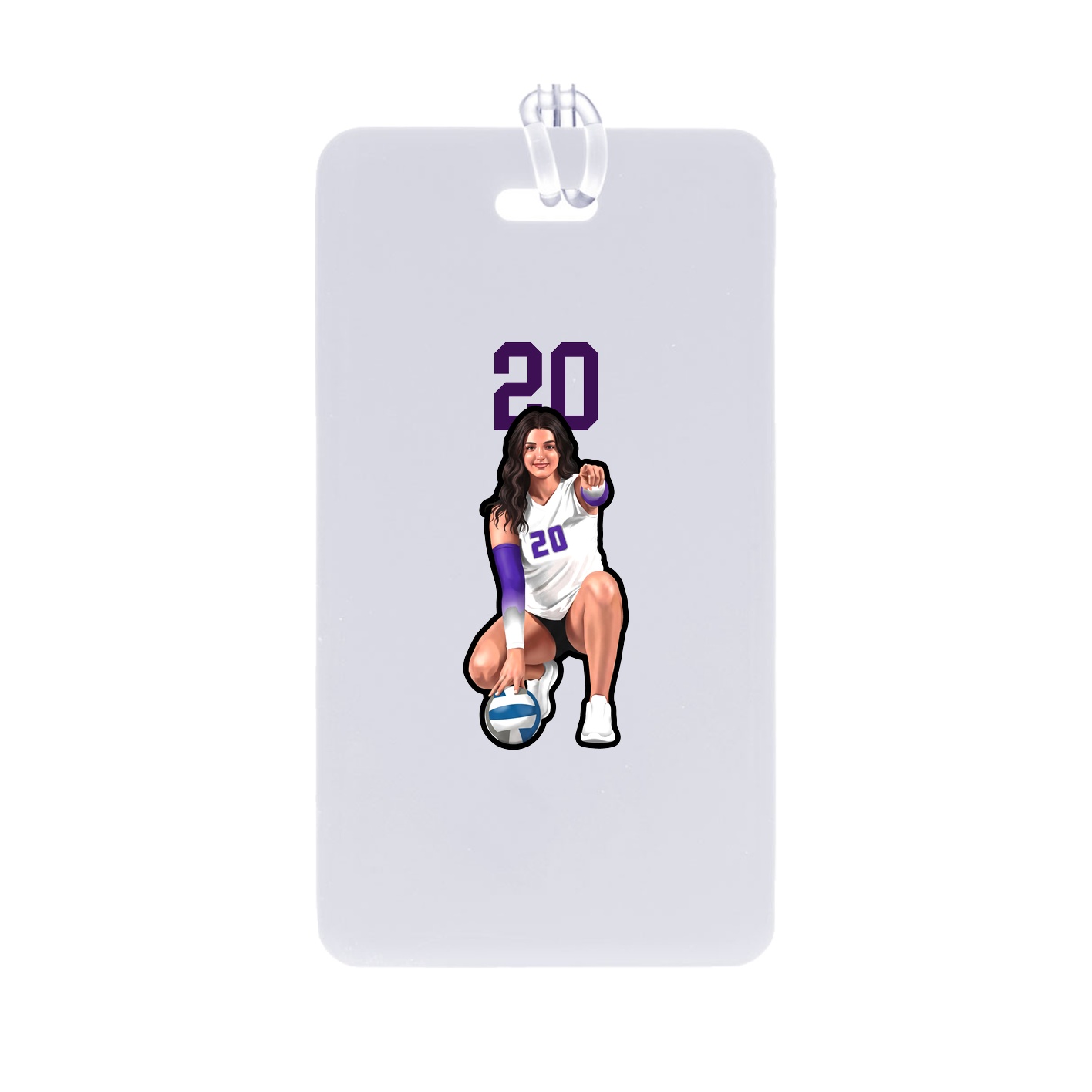 Bag Tag — Number Top in Classic