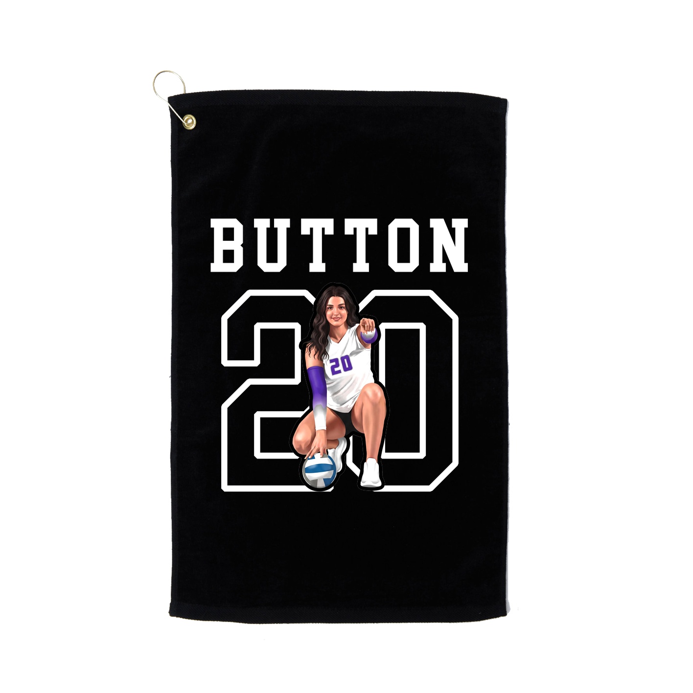 Golf Towel — Shirsey in Black