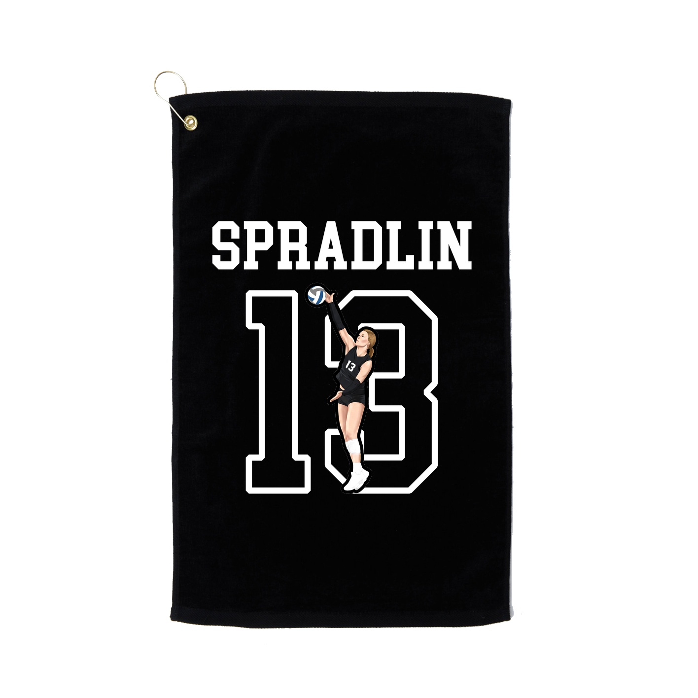 Golf Towel — Shirsey in Black