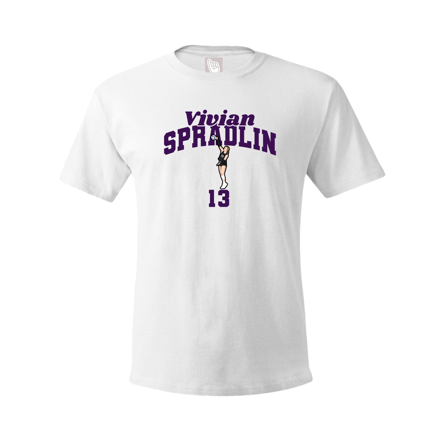 Youth Tee — Signature Arch in White