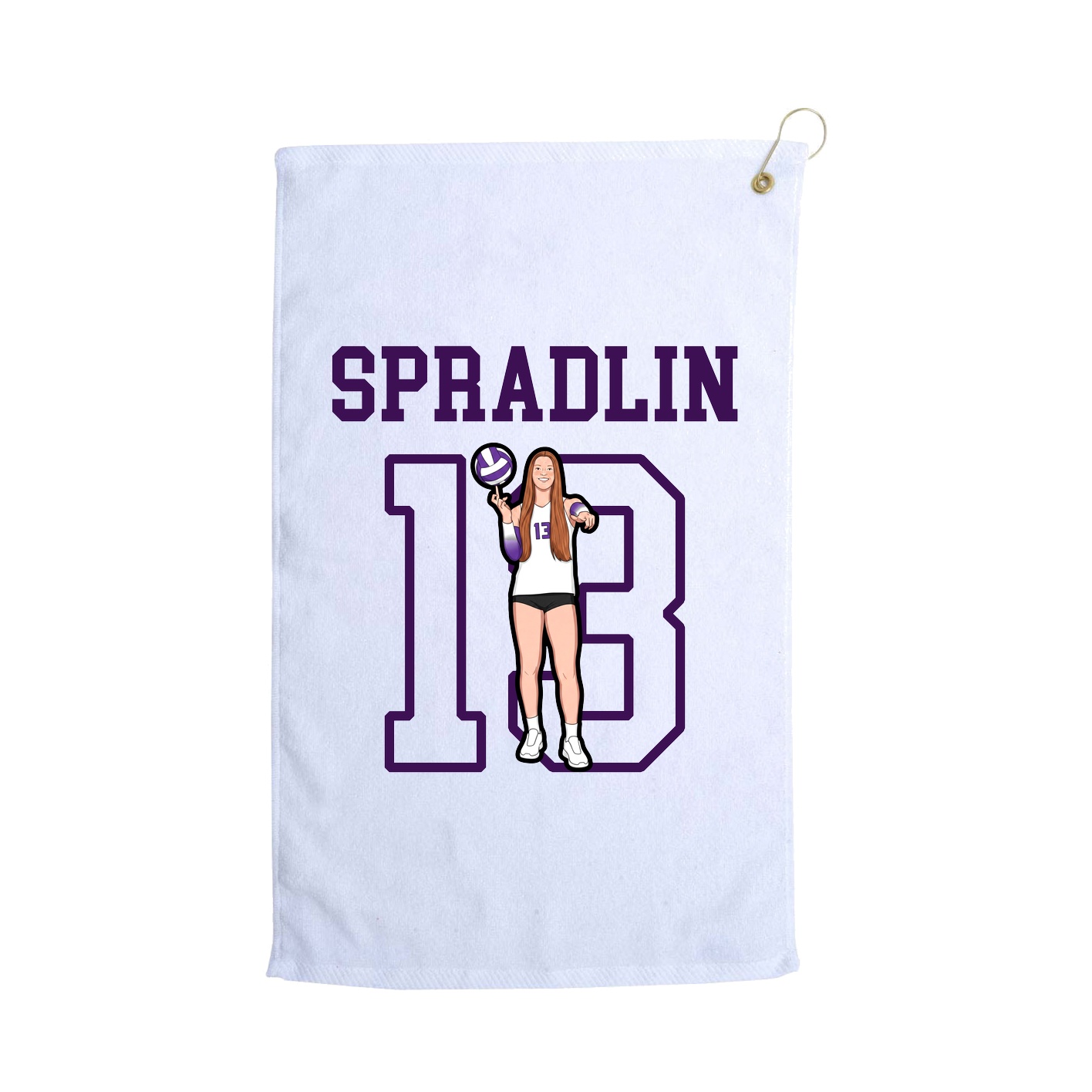 Golf Towel — Shirsey in White