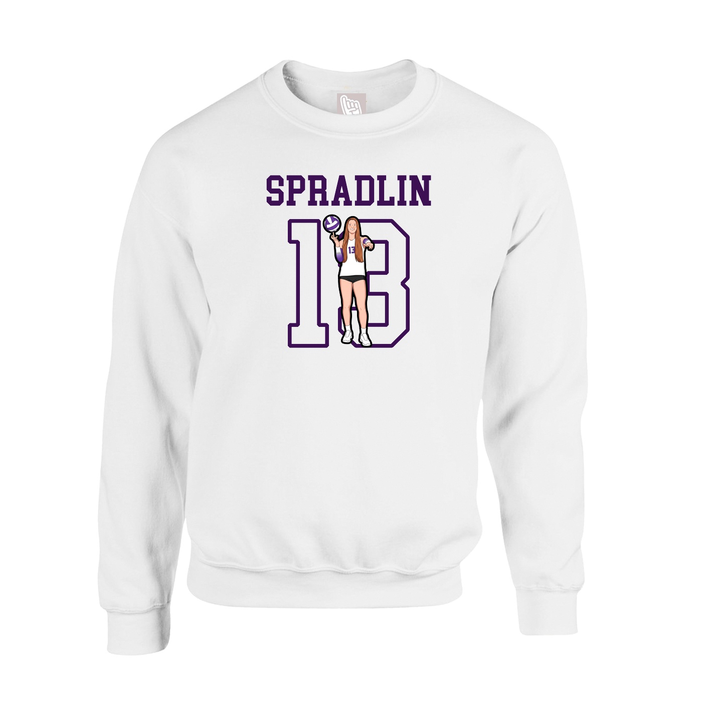Fleece Crew — Shirsey in White