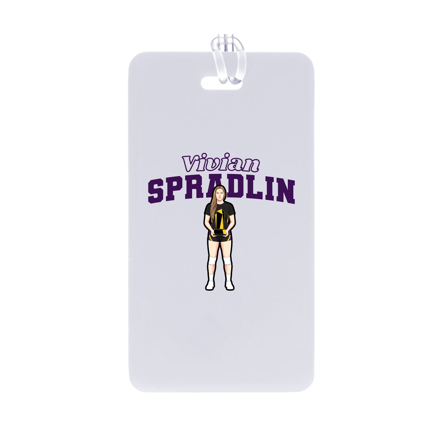 Bag Tag — Name Arch in Classic
