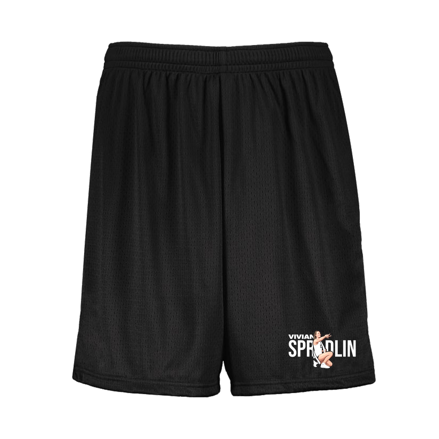 Shorts — Player Name in Black