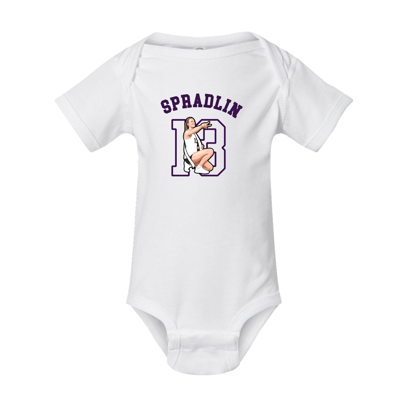 Baby Onesie — Shirsey Arch in White