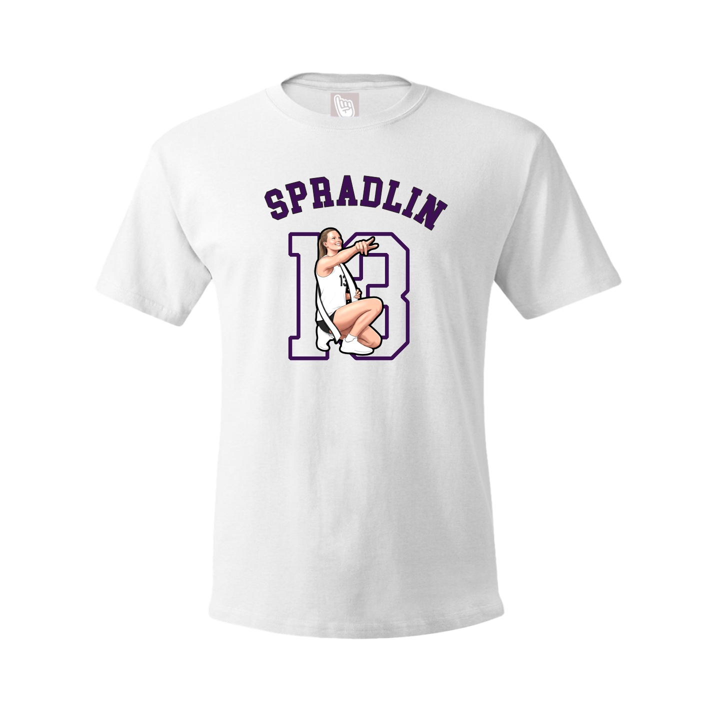 Tee — Shirsey Arch in White