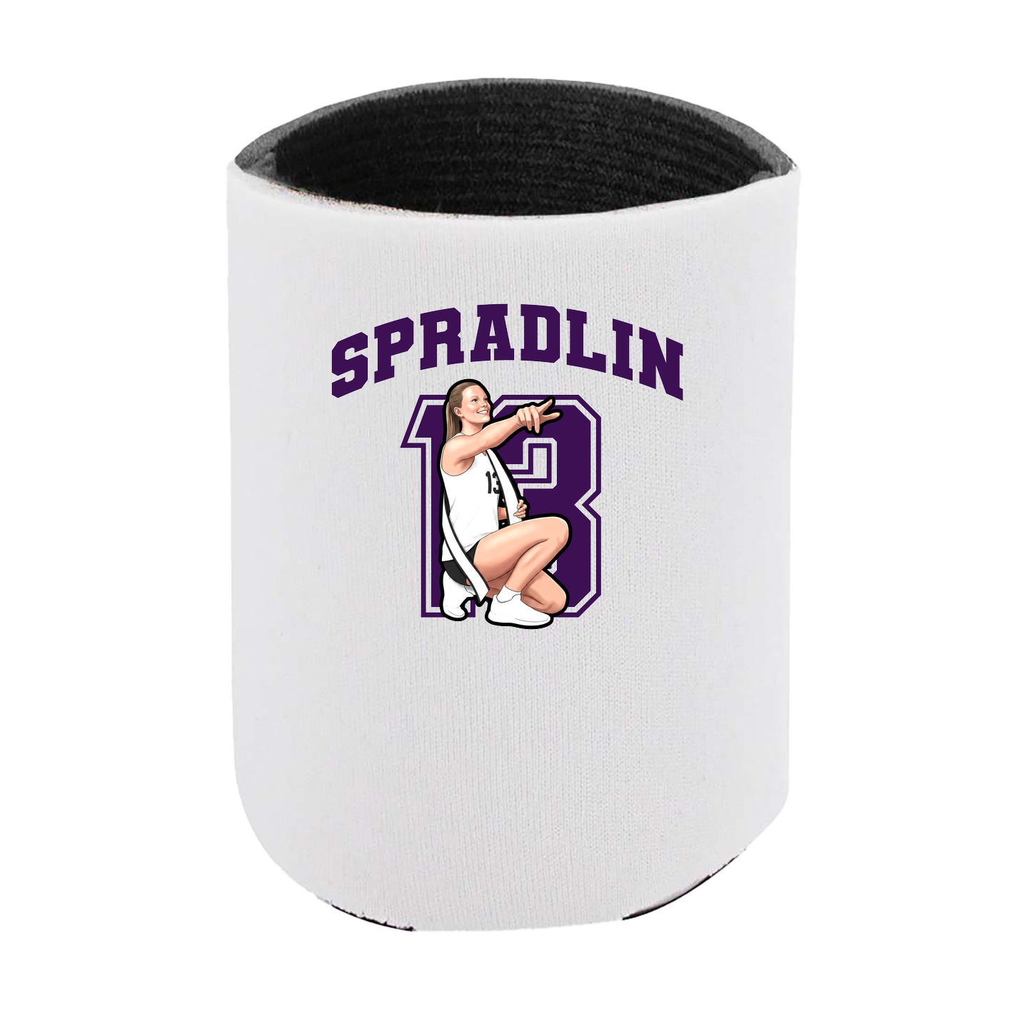 Can Holder — Number in White