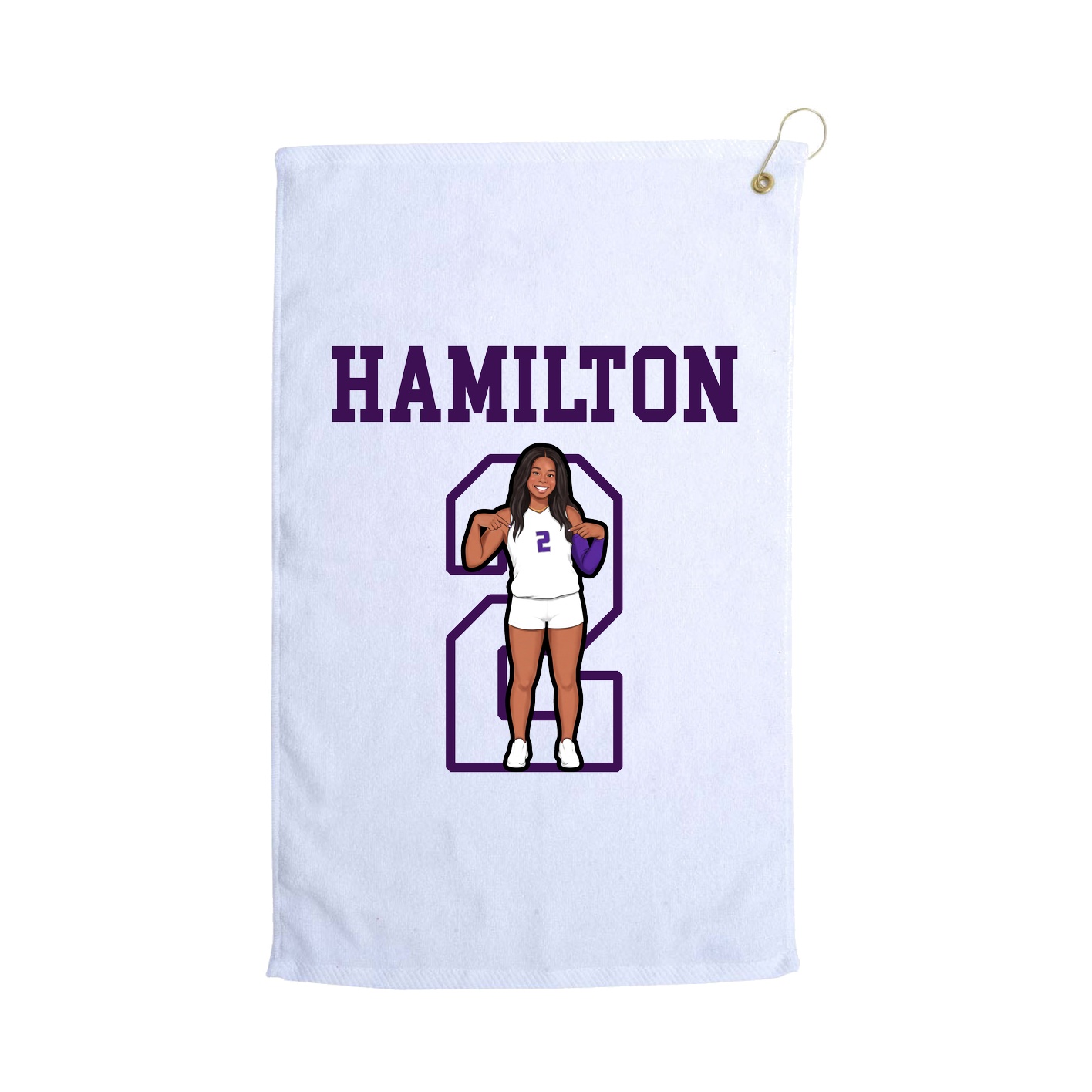 Golf Towel — Shirsey in White
