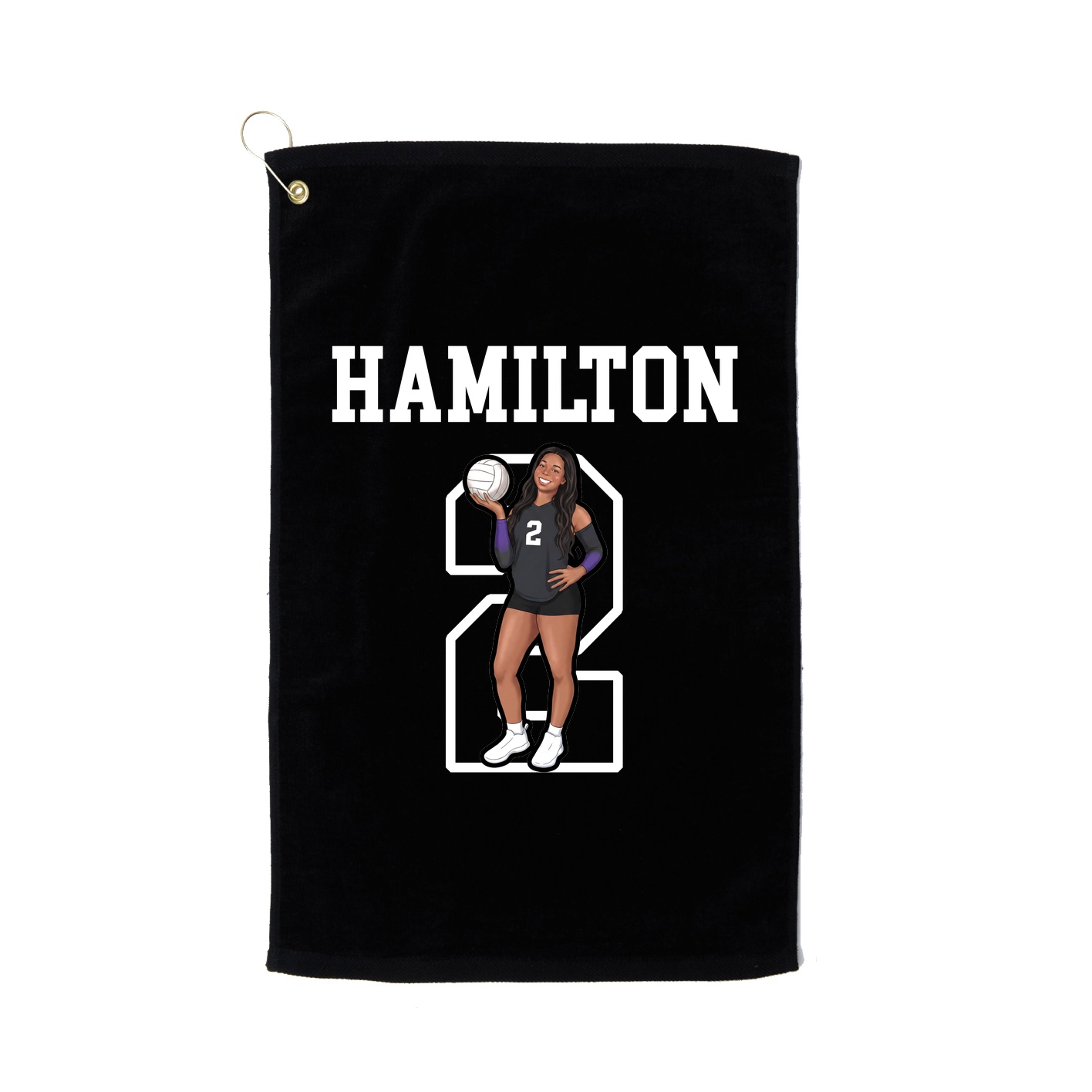 Golf Towel — Shirsey in Black