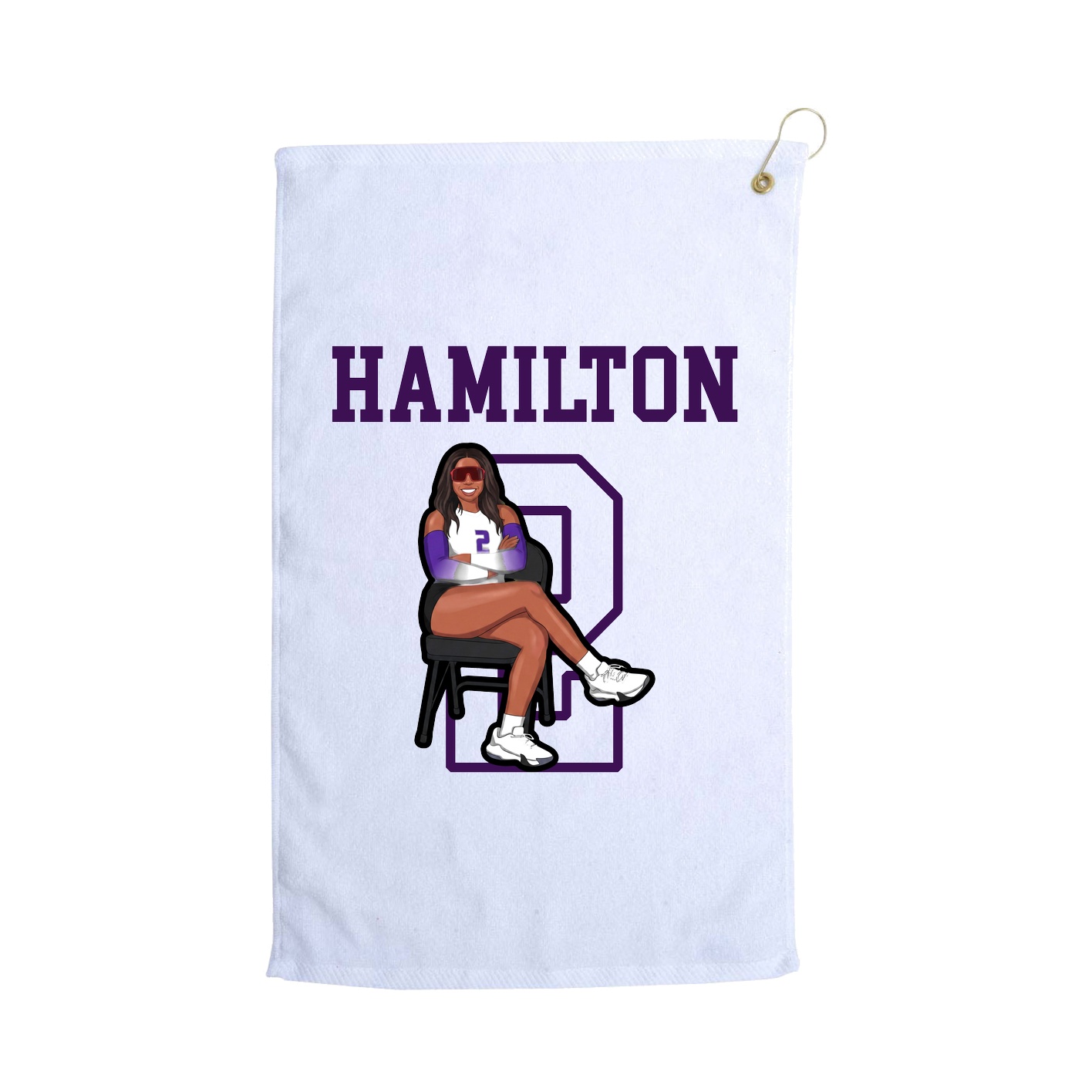 Golf Towel — Shirsey in White