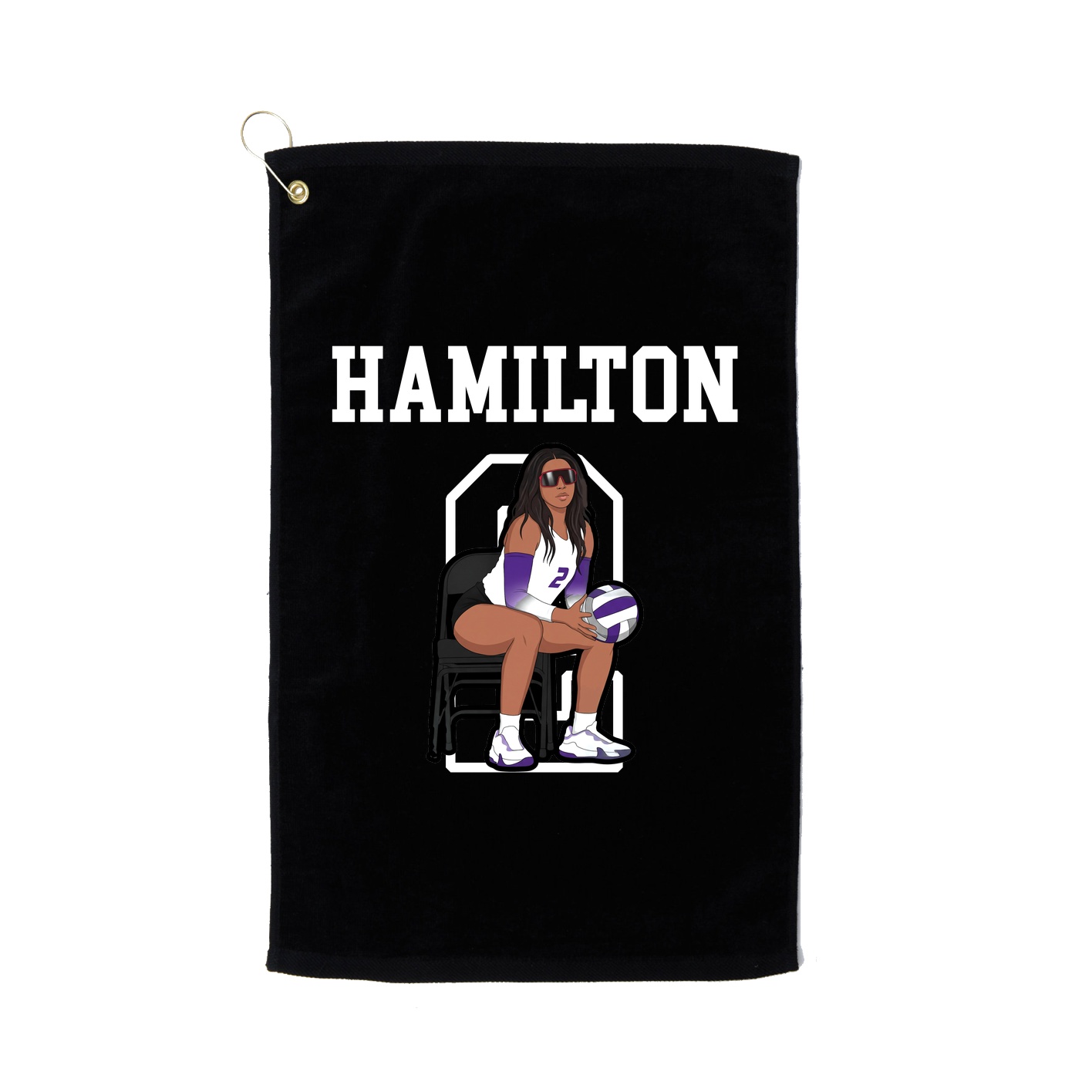 Golf Towel — Shirsey in Black