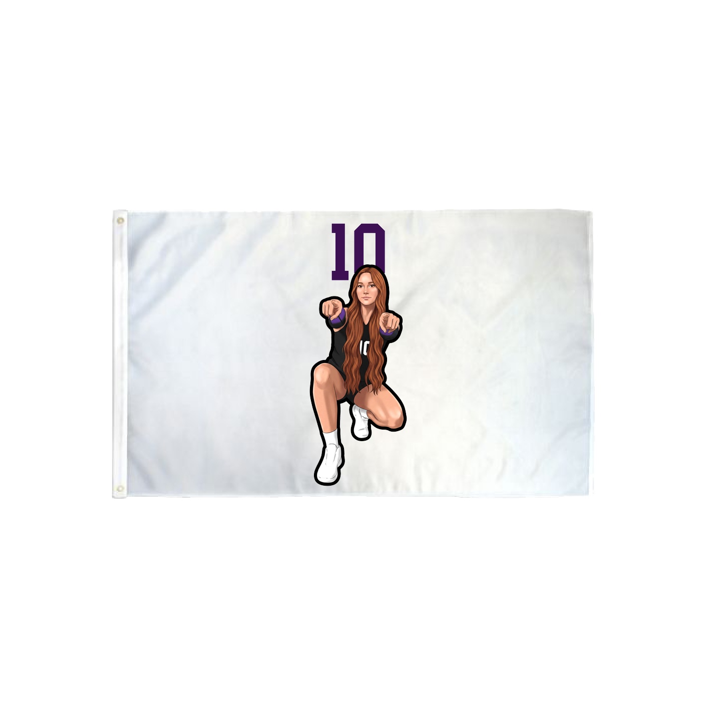 3x5 Flag — Number Top in Classic