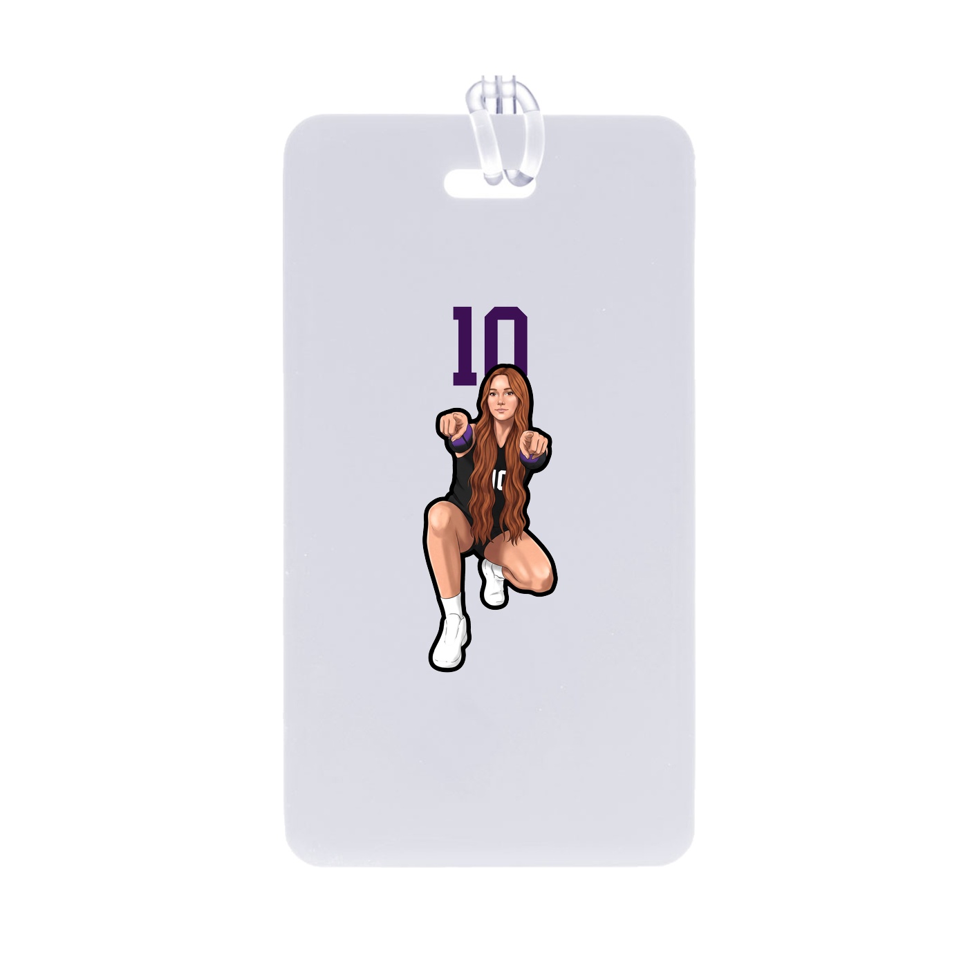 Bag Tag — Number Top in Classic