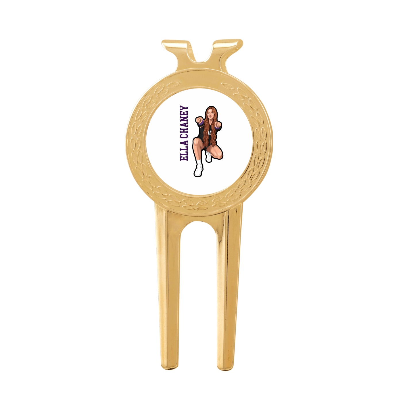 Divot Tool with Ball Marker — Name Vertical in Classic