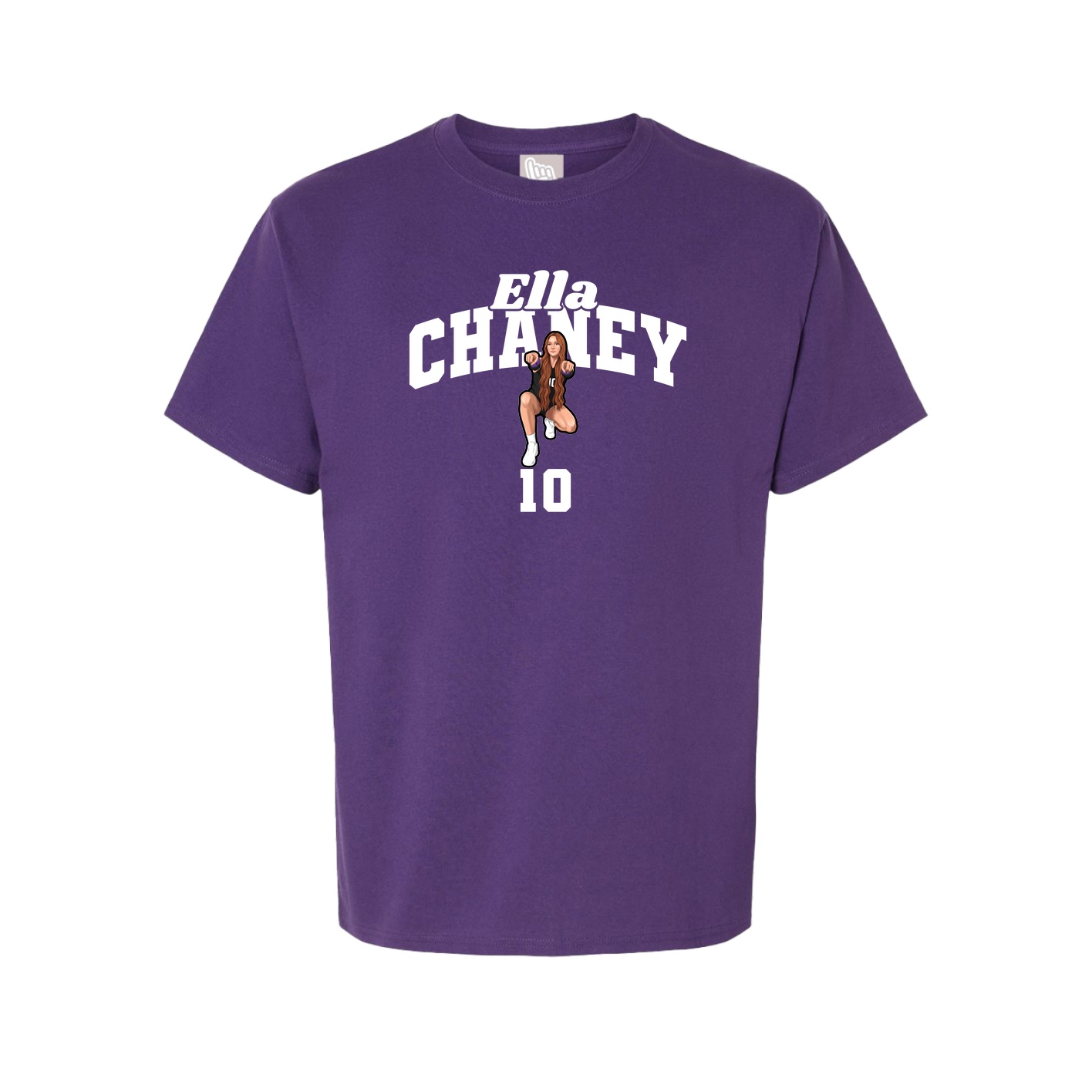 Youth Tee — Signature Arch in Purple