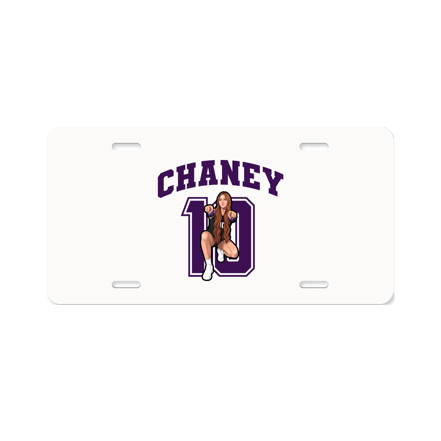 License Plate — Number in Classic