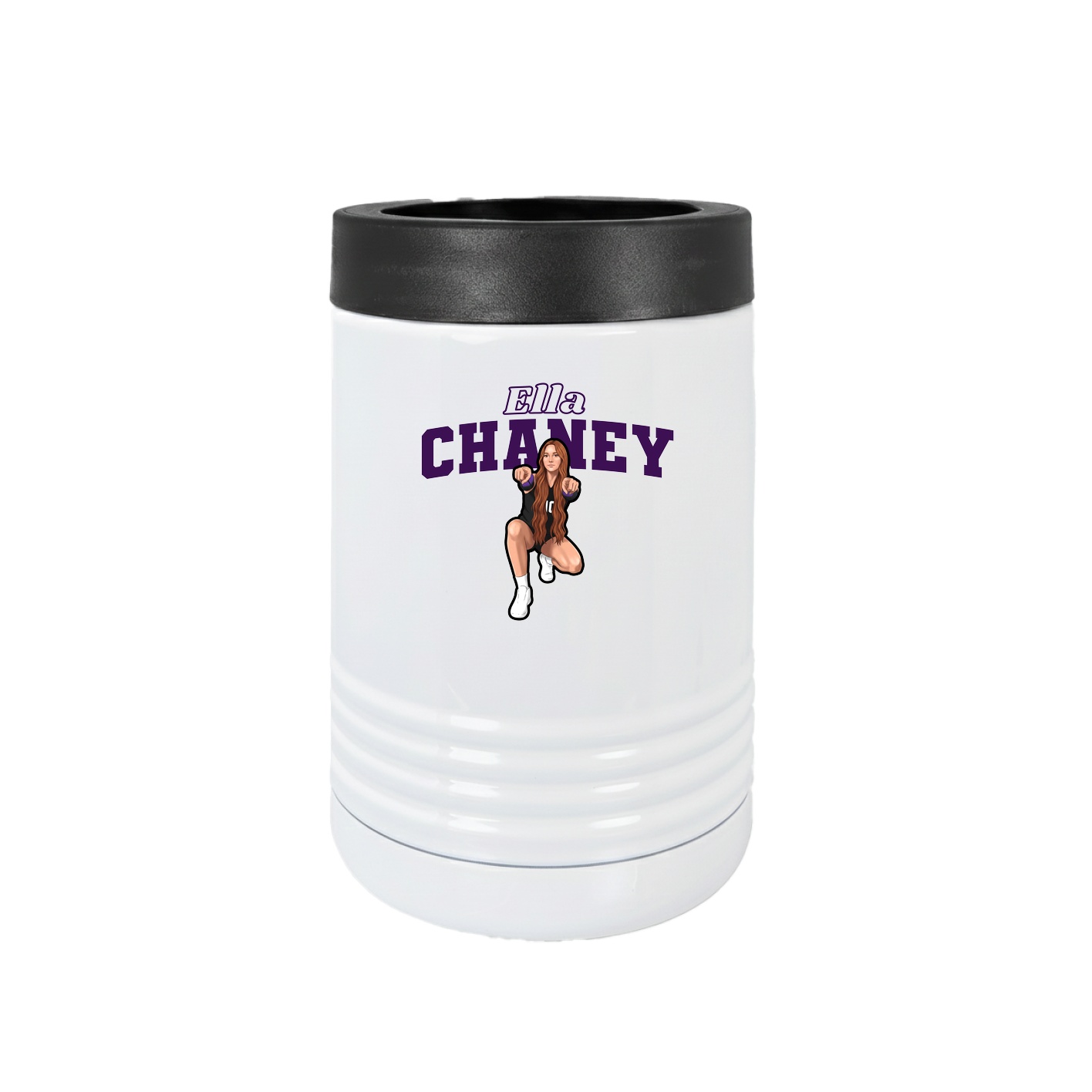 Beverage Holder — Name Arch in White