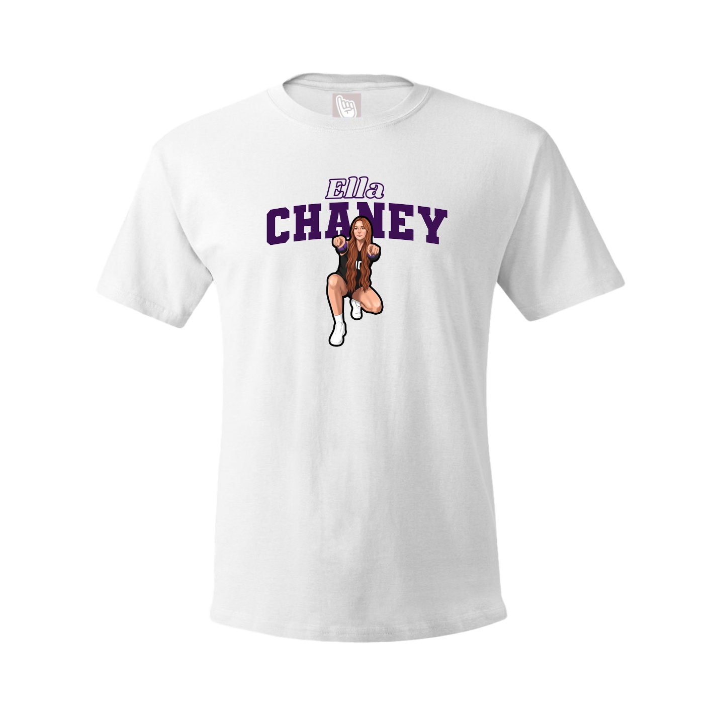 Tee — Name Arch in White