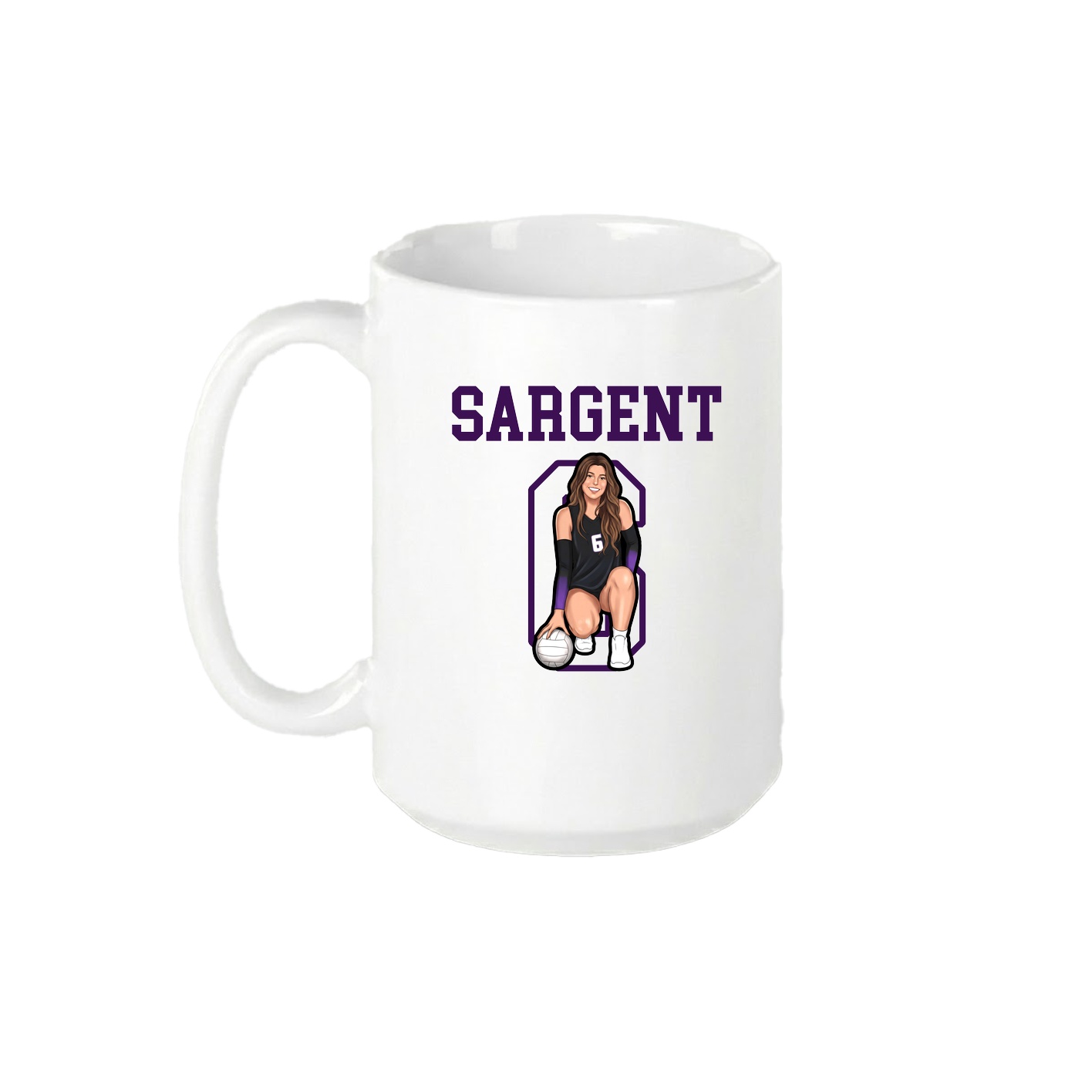 15oz Coffee Mug — Shirsey in White