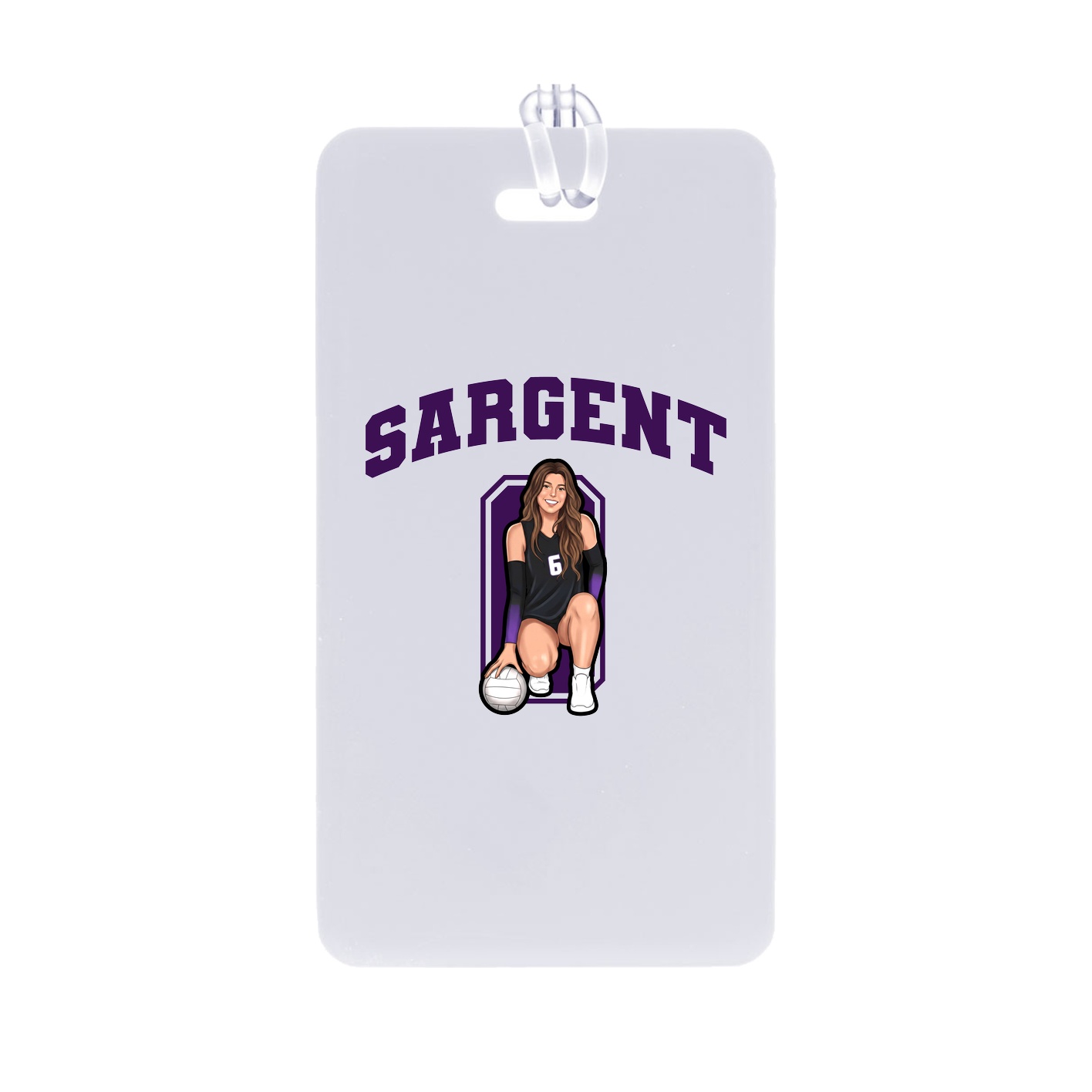 Bag Tag — Number in Classic