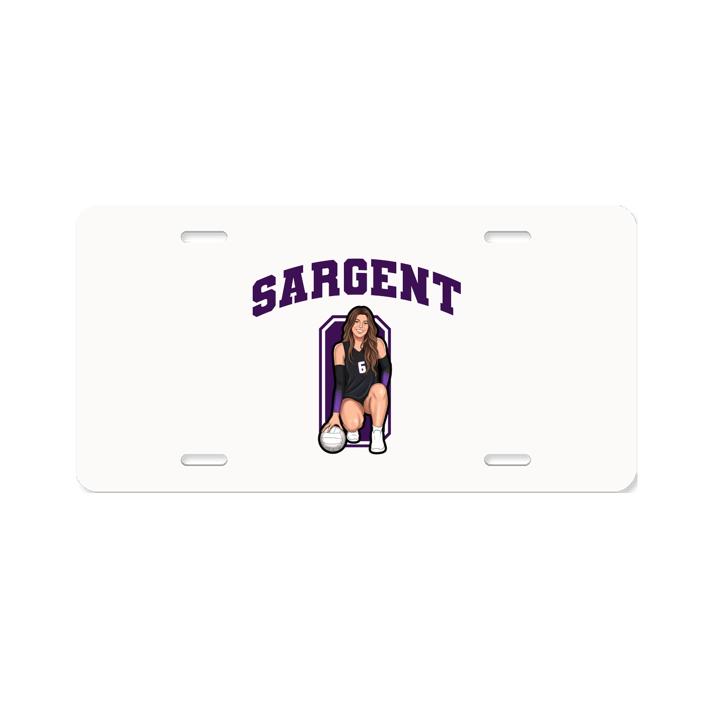 License Plate — Number in Classic