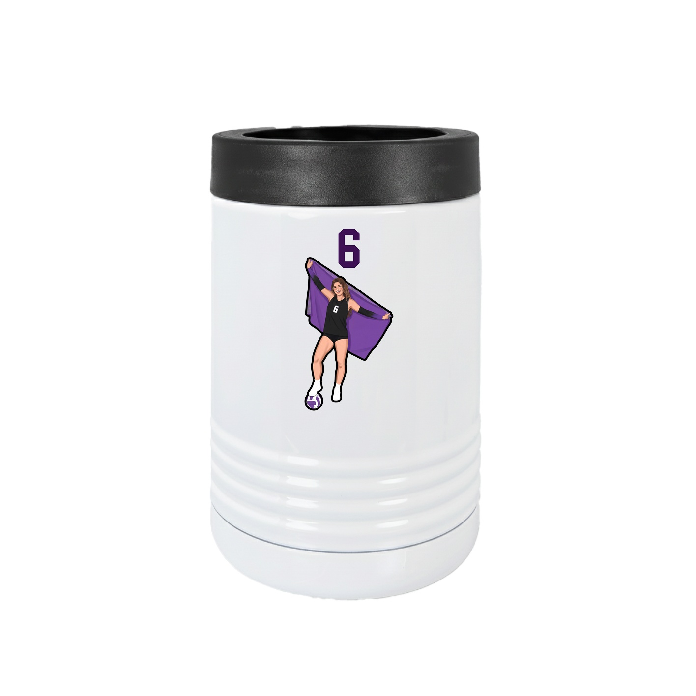 Beverage Holder — Number Top in White