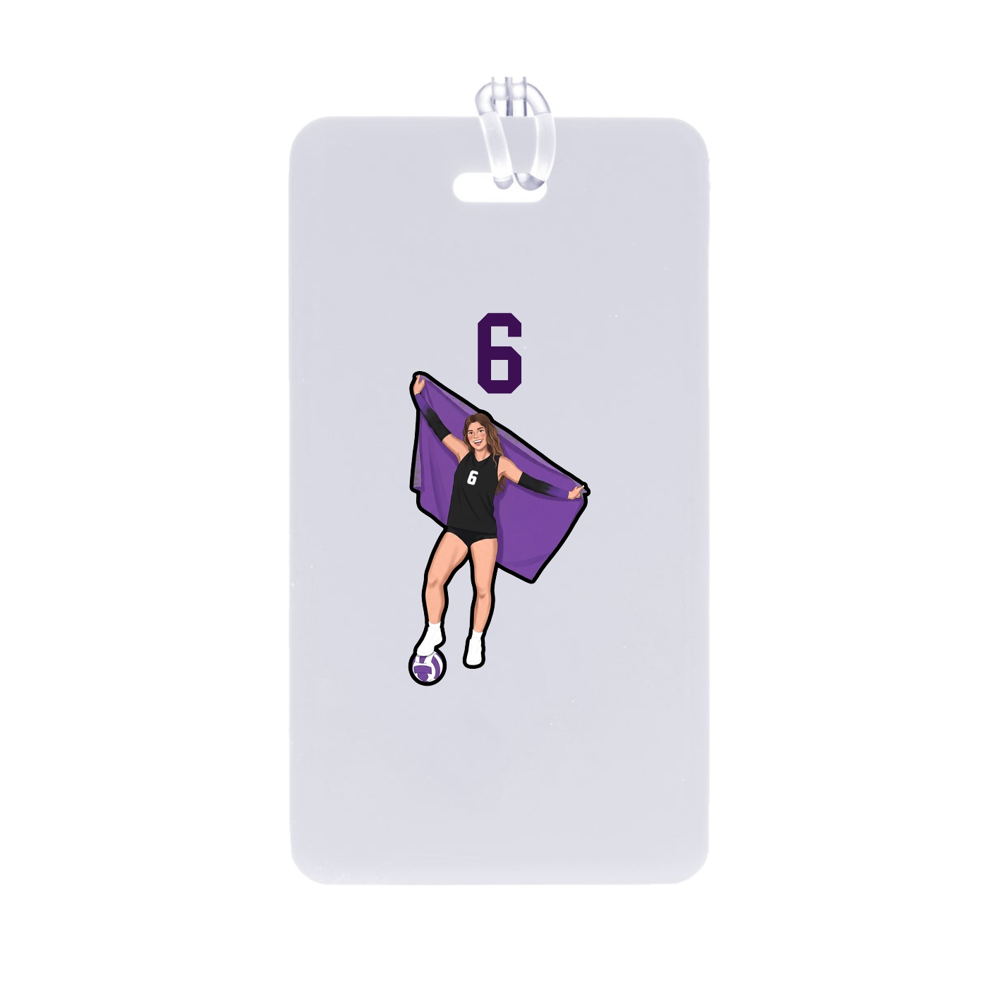 Bag Tag — Number Top in Classic
