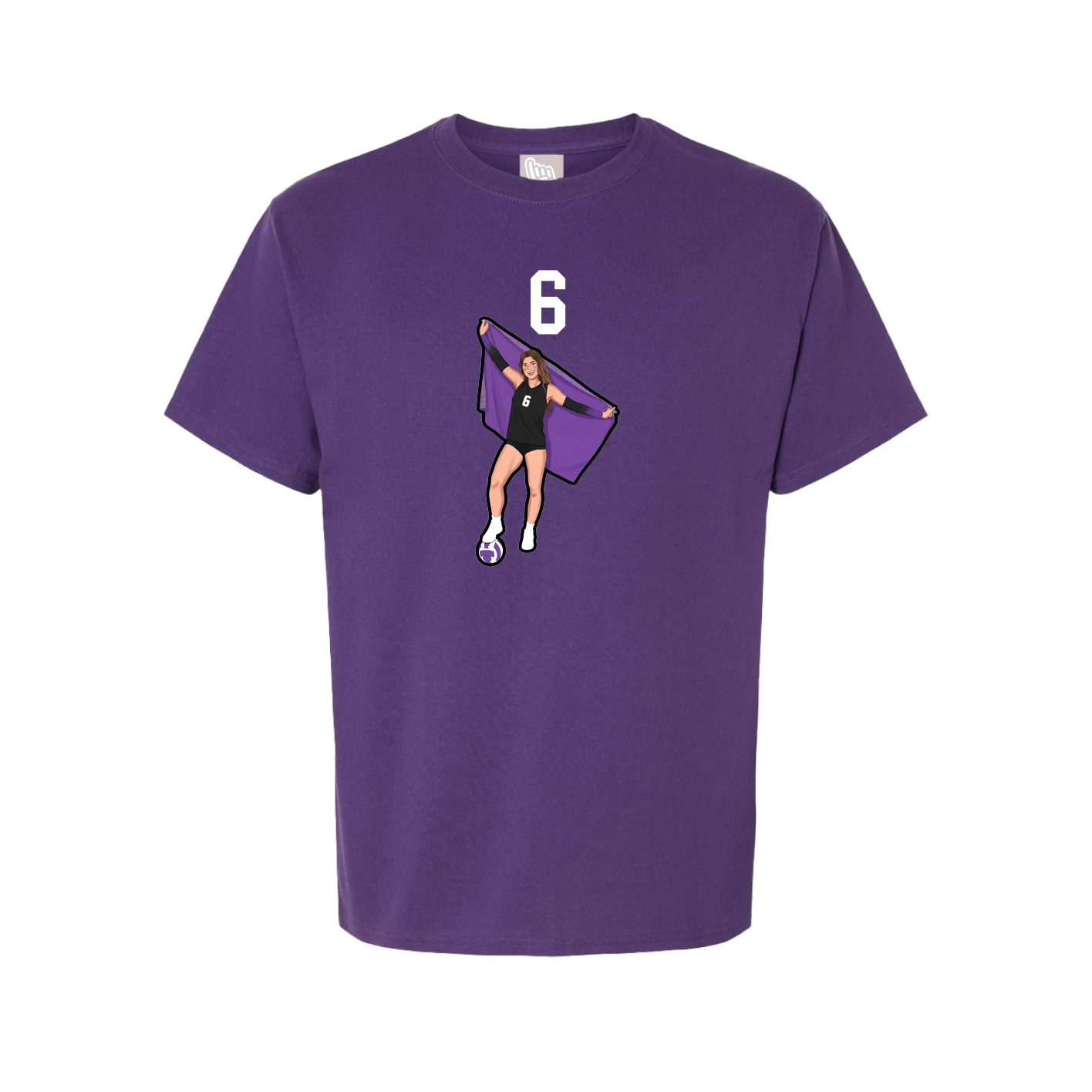 Tee — Number Top in Purple
