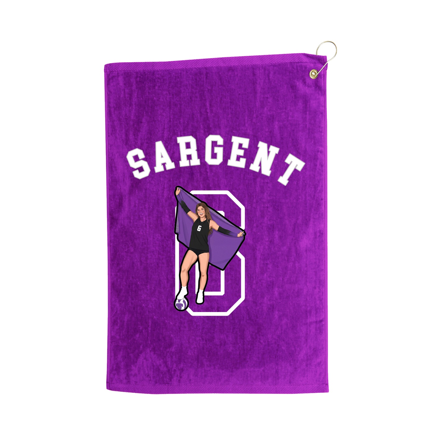 Golf Towel — Shirsey Arch in Purple