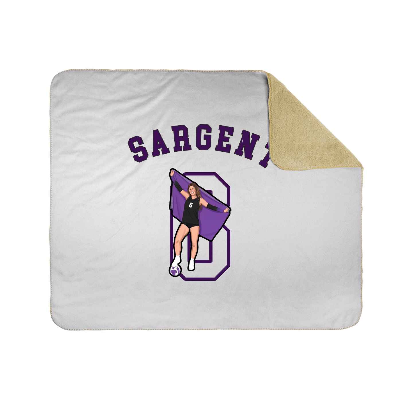 Throw Blanket — Shirsey Arch in White