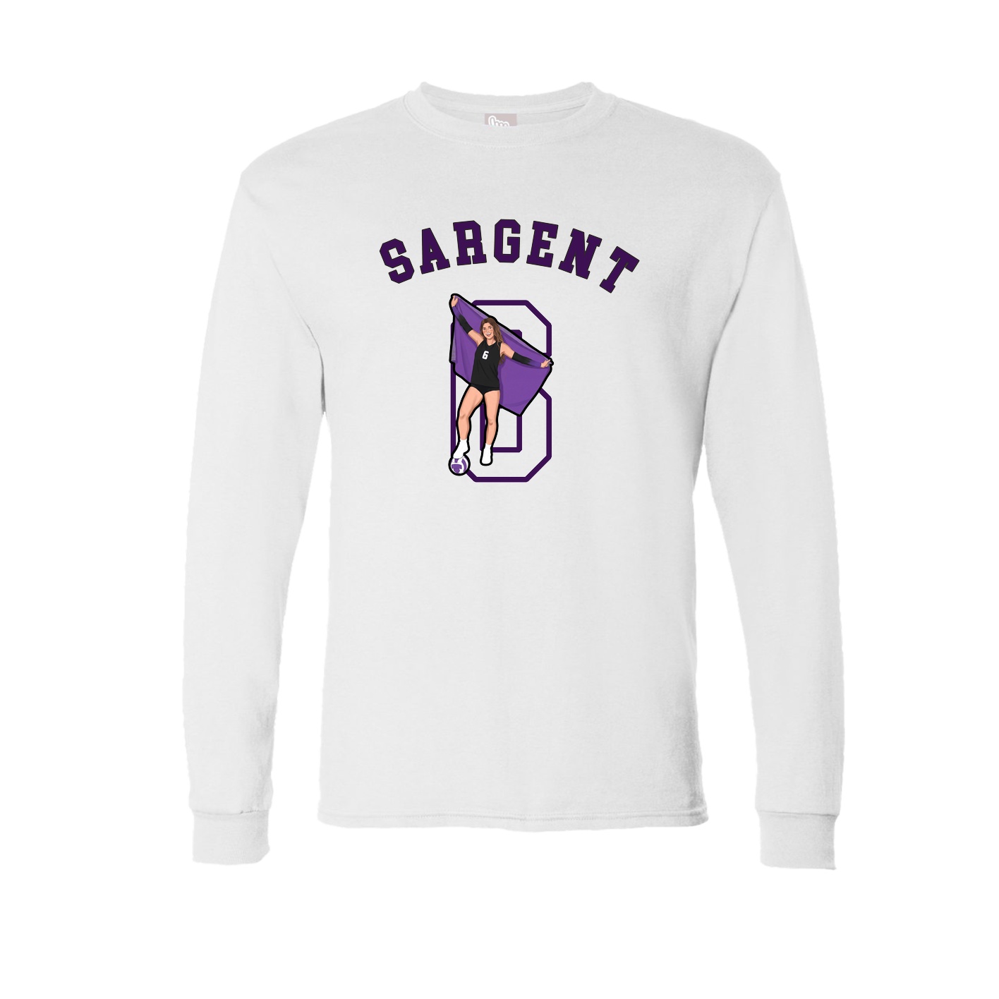 Long Sleeve Tee — Shirsey Arch in White