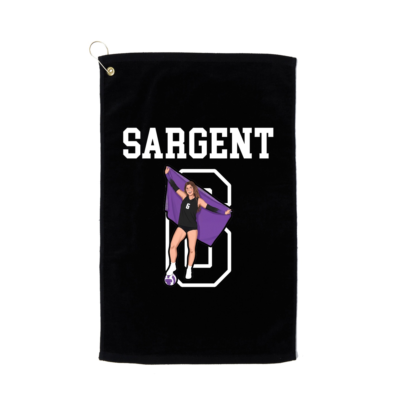 Golf Towel — Shirsey in Black