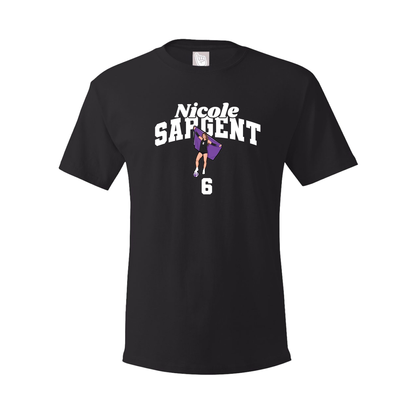 Youth Tee — Signature Arch in Black