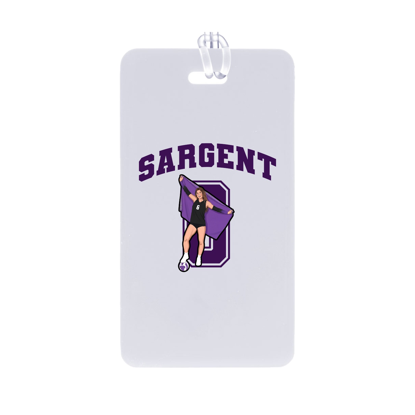 Bag Tag — Number in Classic