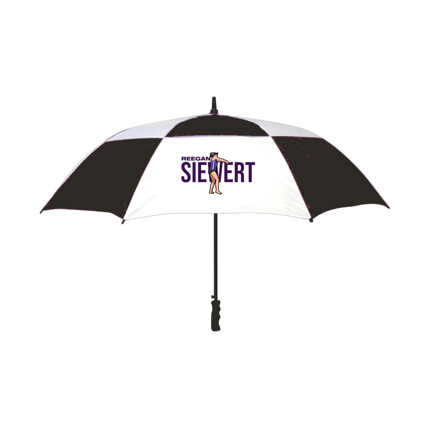 Golf Umbrella — Player Name in Black