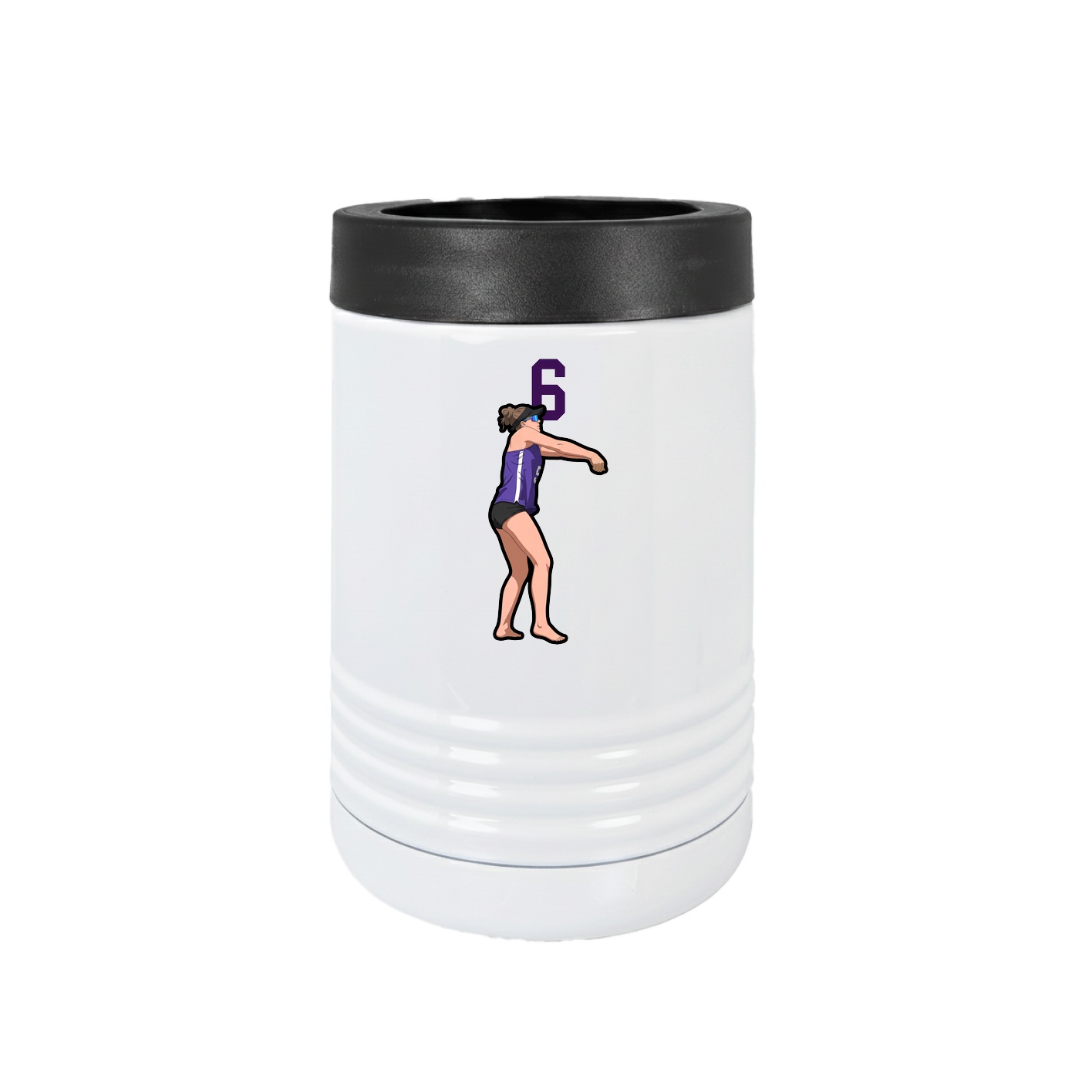 Beverage Holder — Number Top in White
