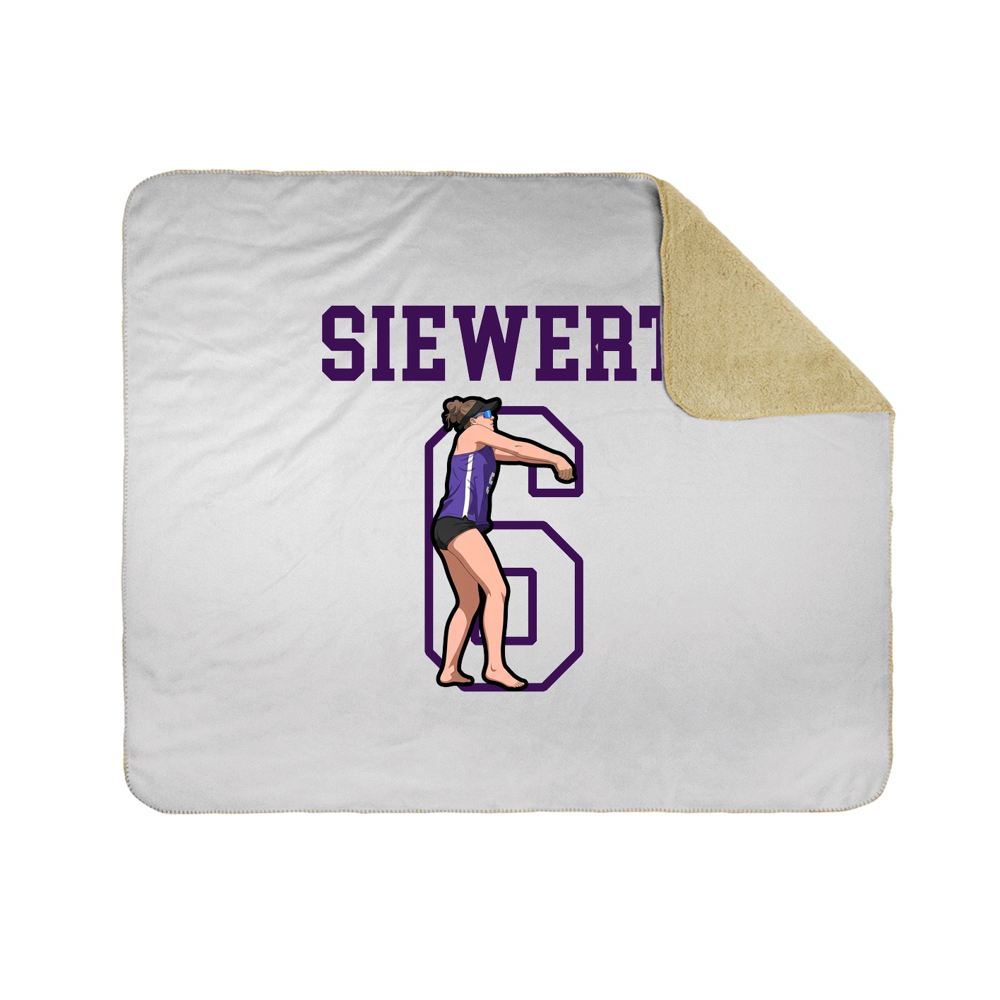 Throw Blanket — Shirsey in White