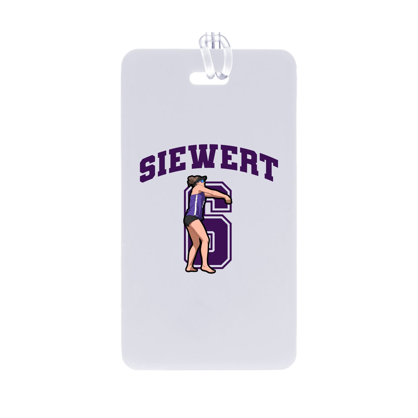 Bag Tag — Number in Classic