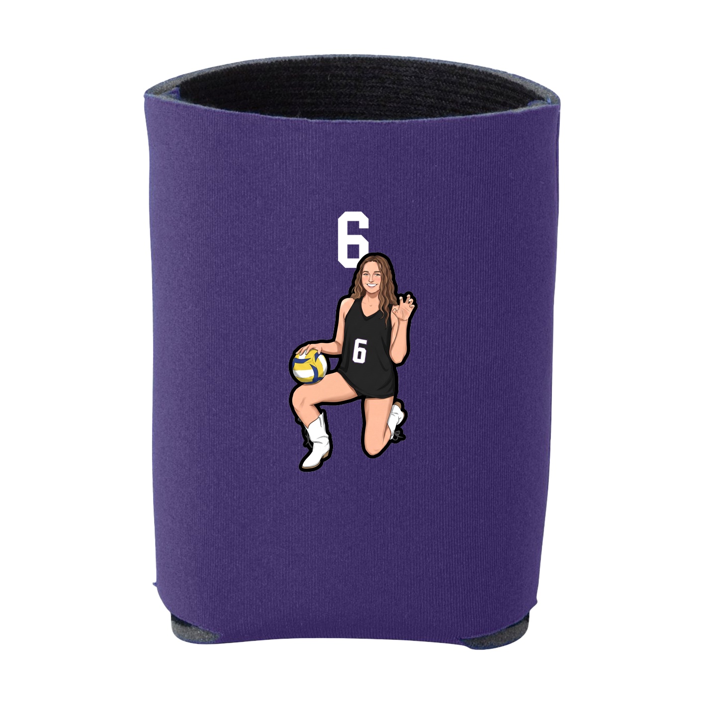 Can Holder — Number Top in Purple