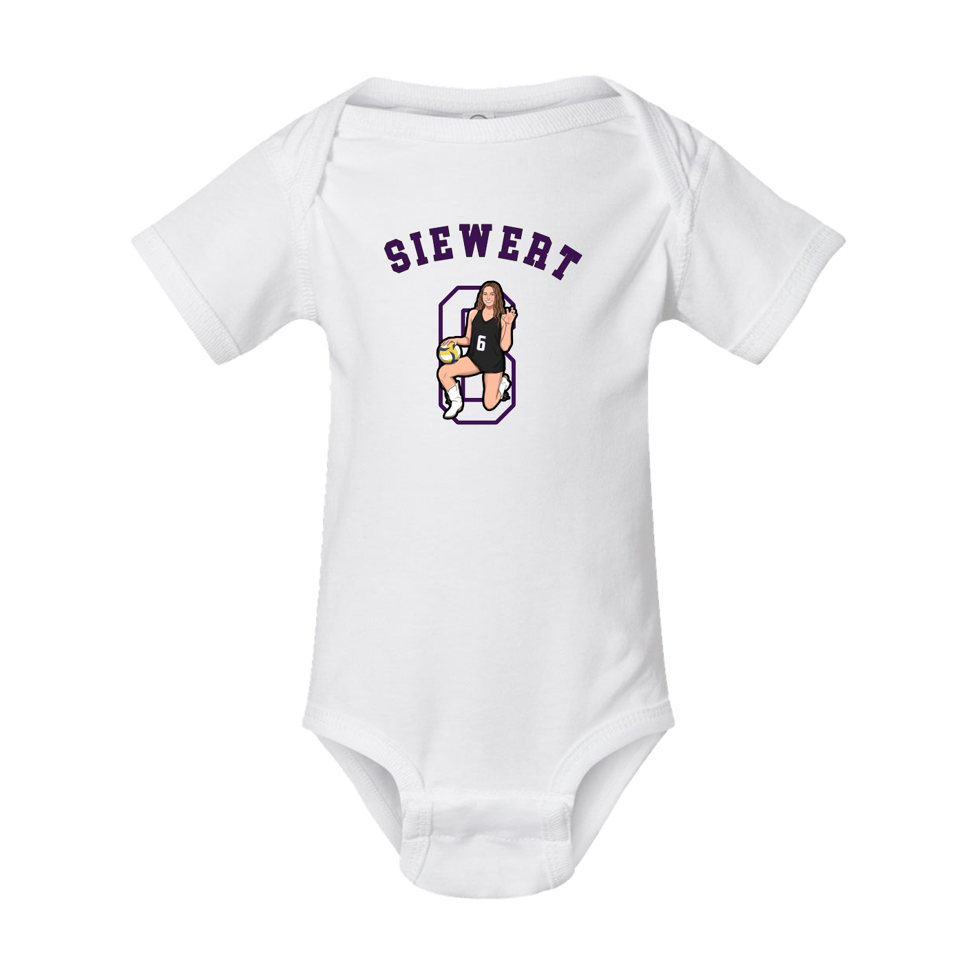 Baby Onesie — Shirsey Arch in White