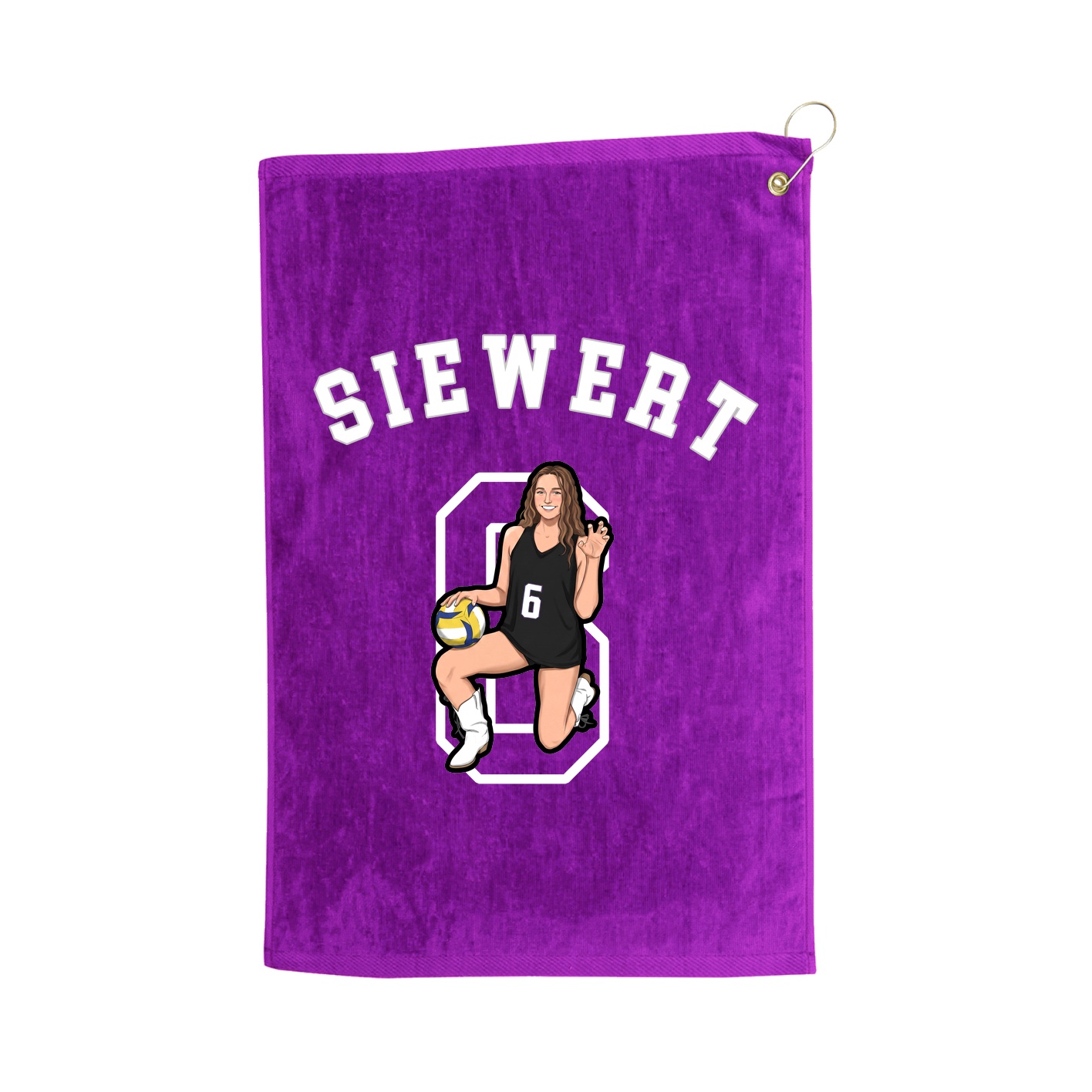 Golf Towel — Shirsey Arch in Purple