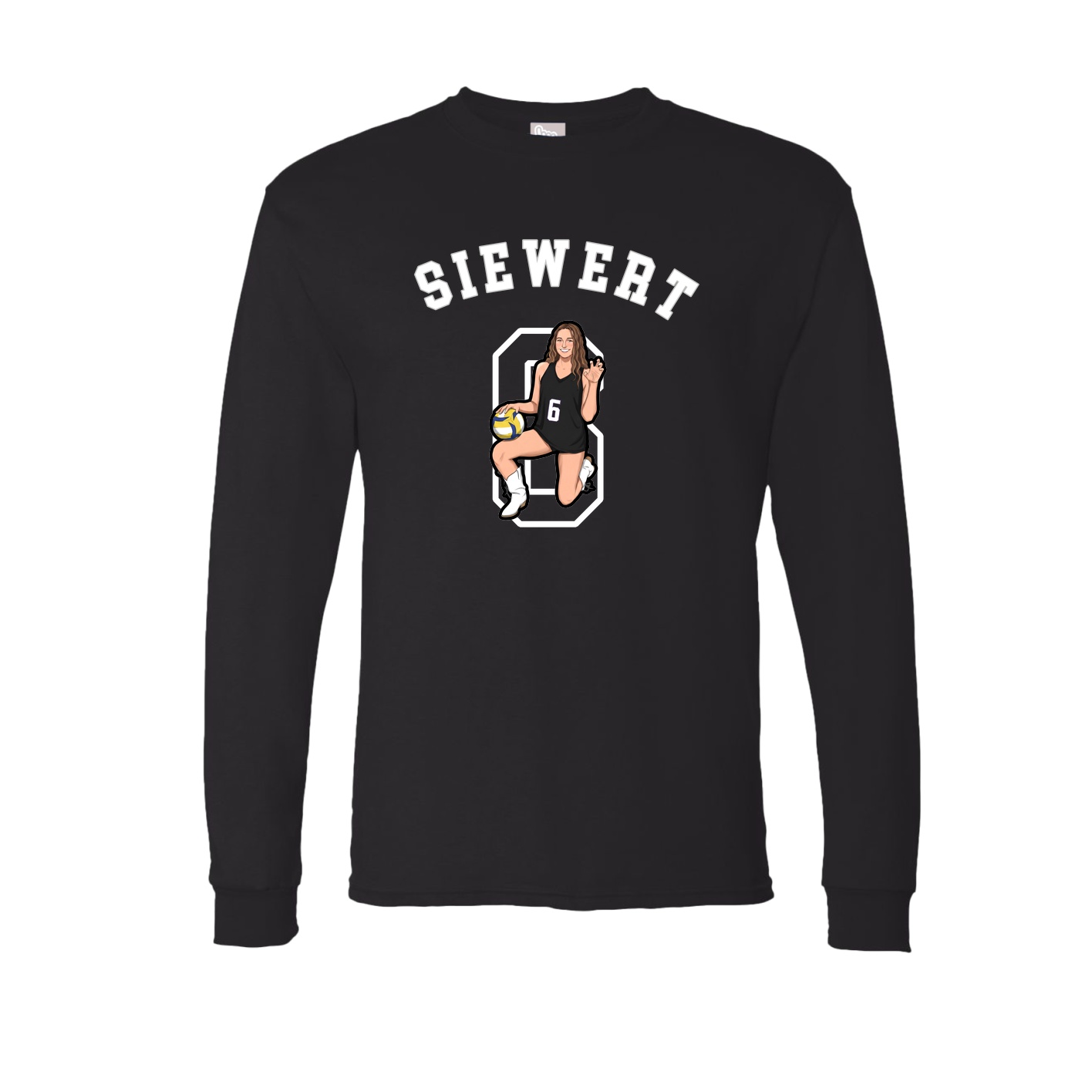 Long Sleeve Tee — Shirsey Arch in Black