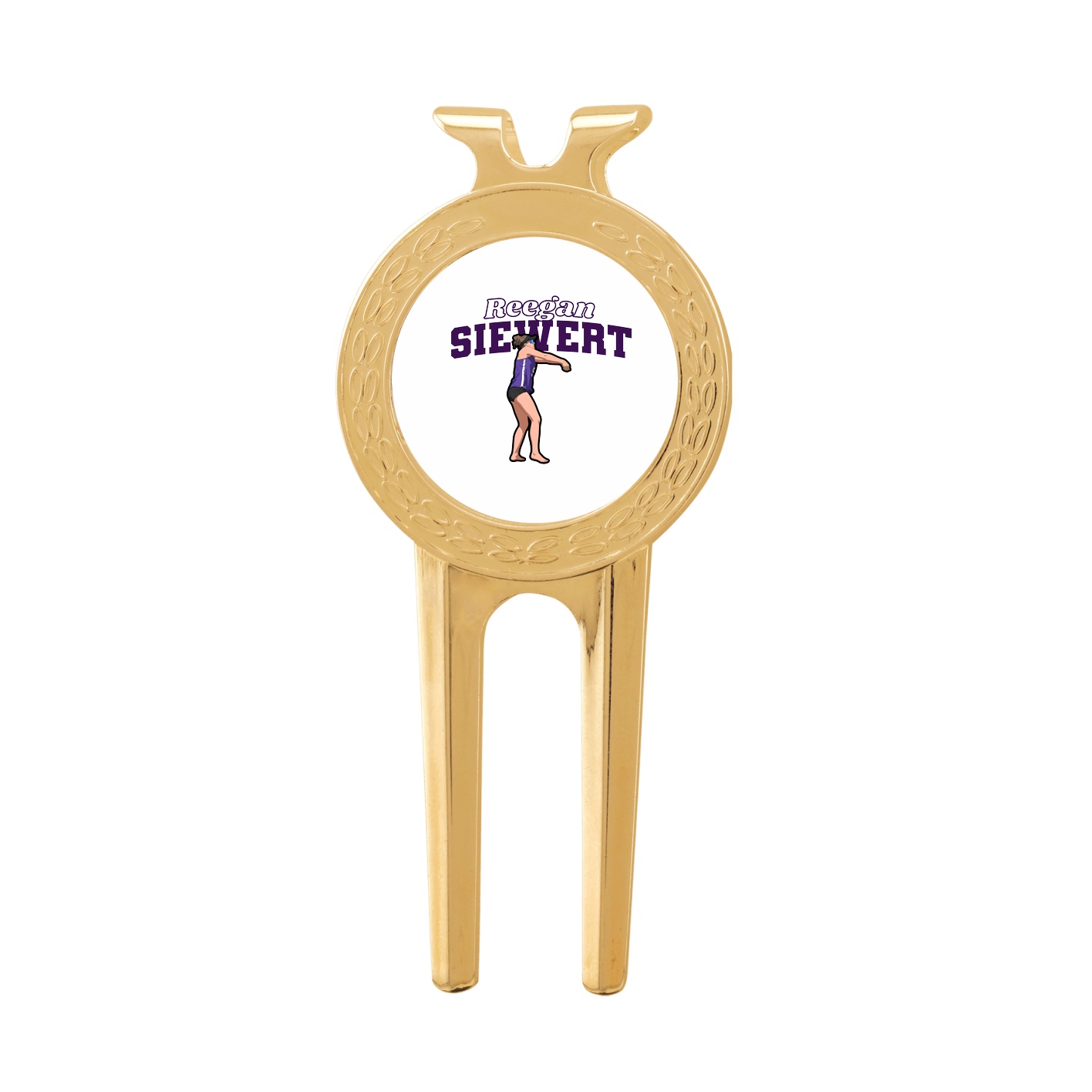 Divot Tool with Ball Marker — Name Arch in Classic