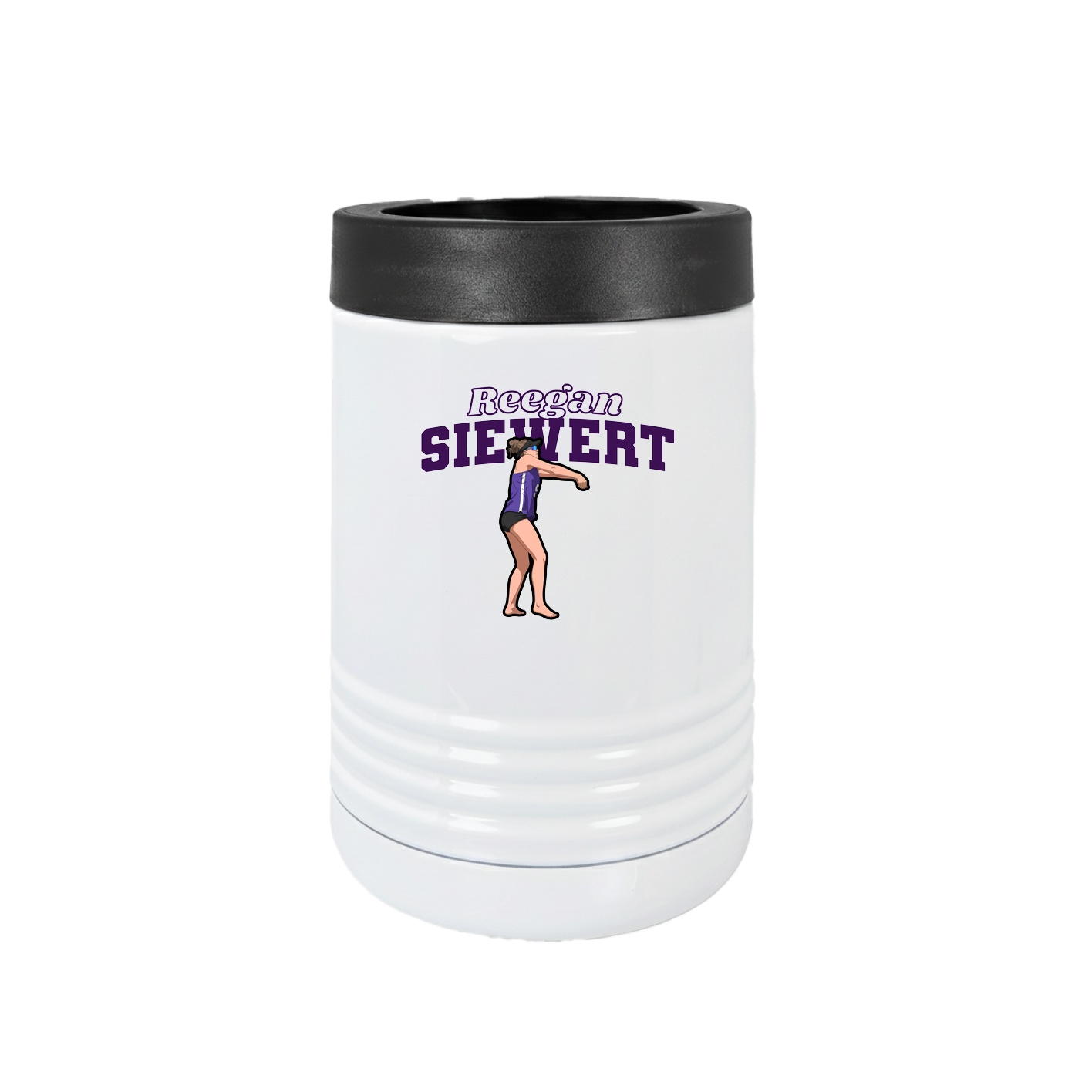 Beverage Holder — Name Arch in White