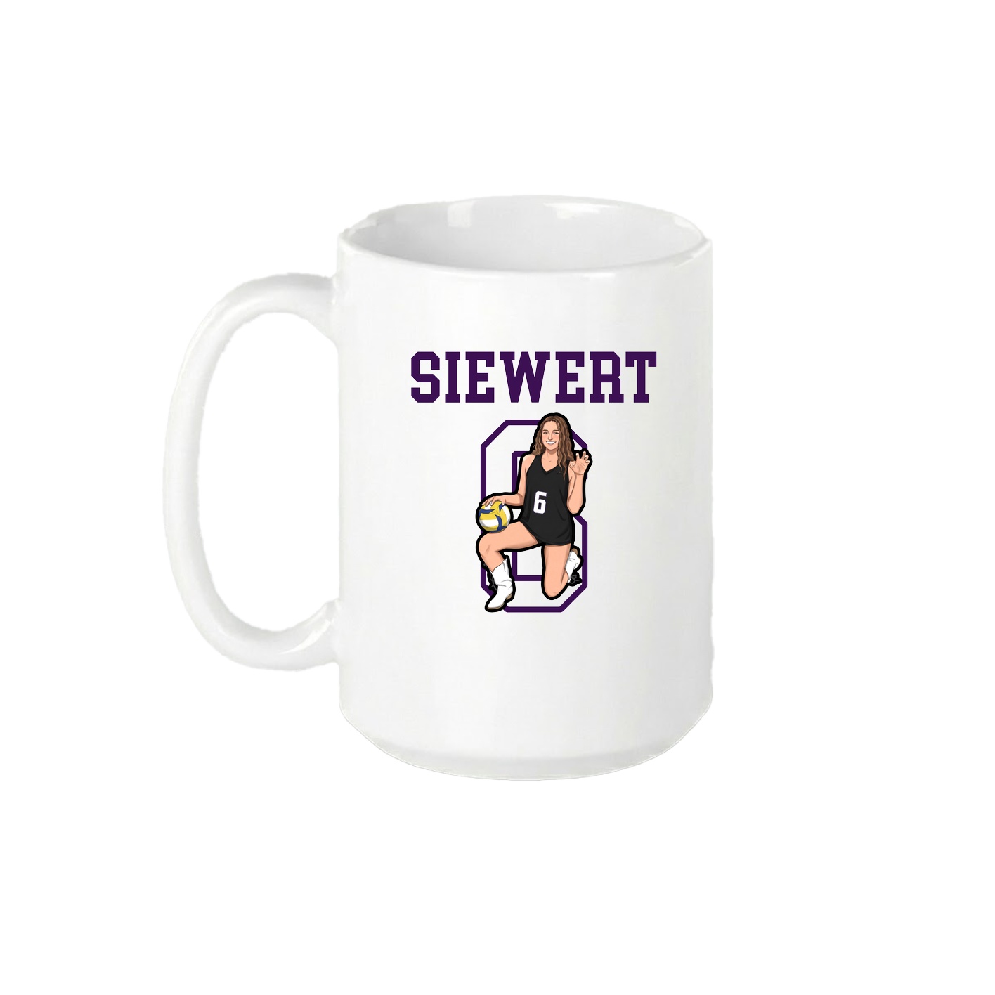 15oz Coffee Mug — Shirsey in White