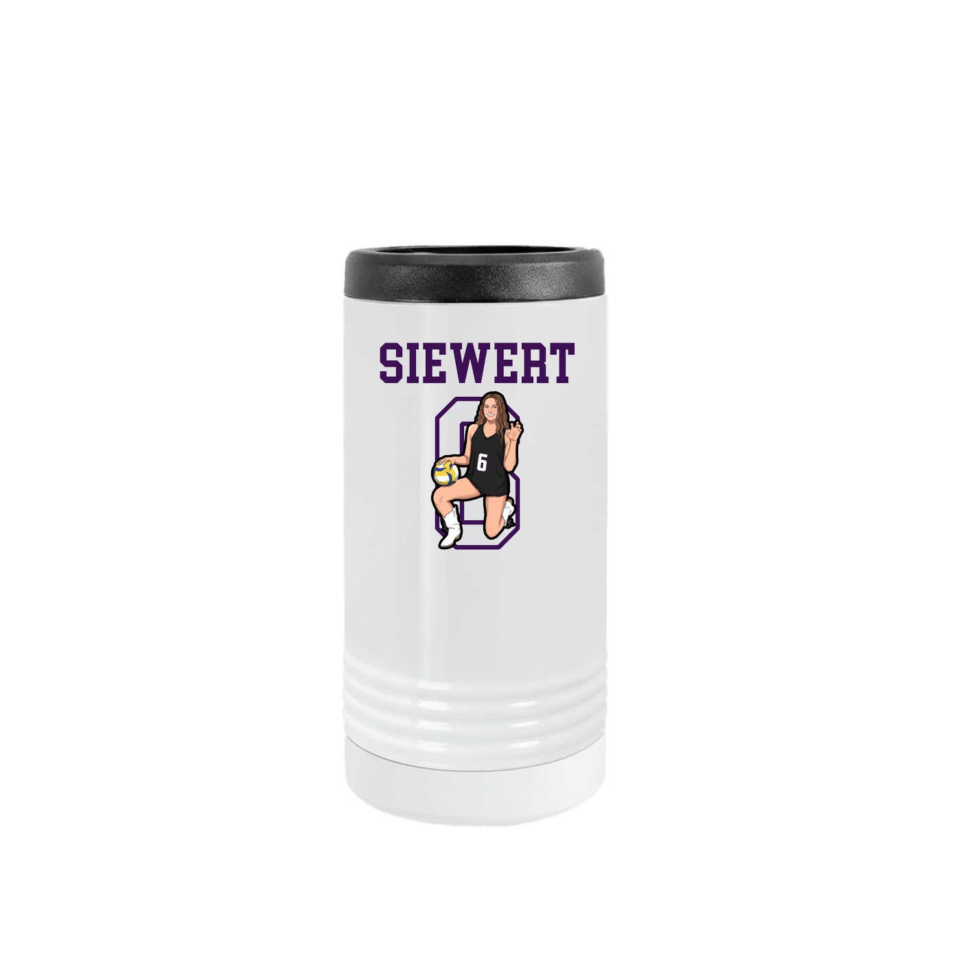 Slim Beverage Holder — Shirsey in White