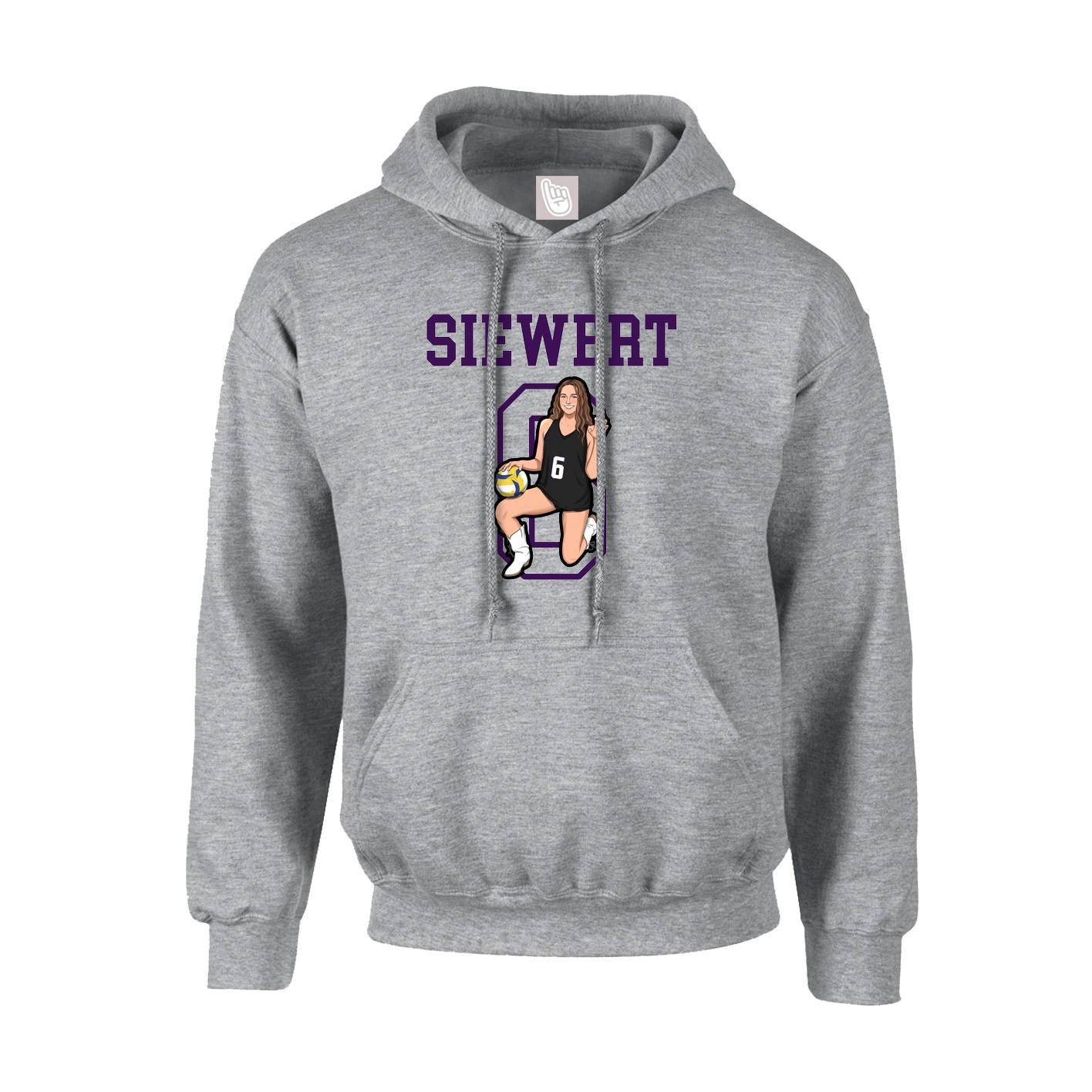 Hoodie — Shirsey in Grey