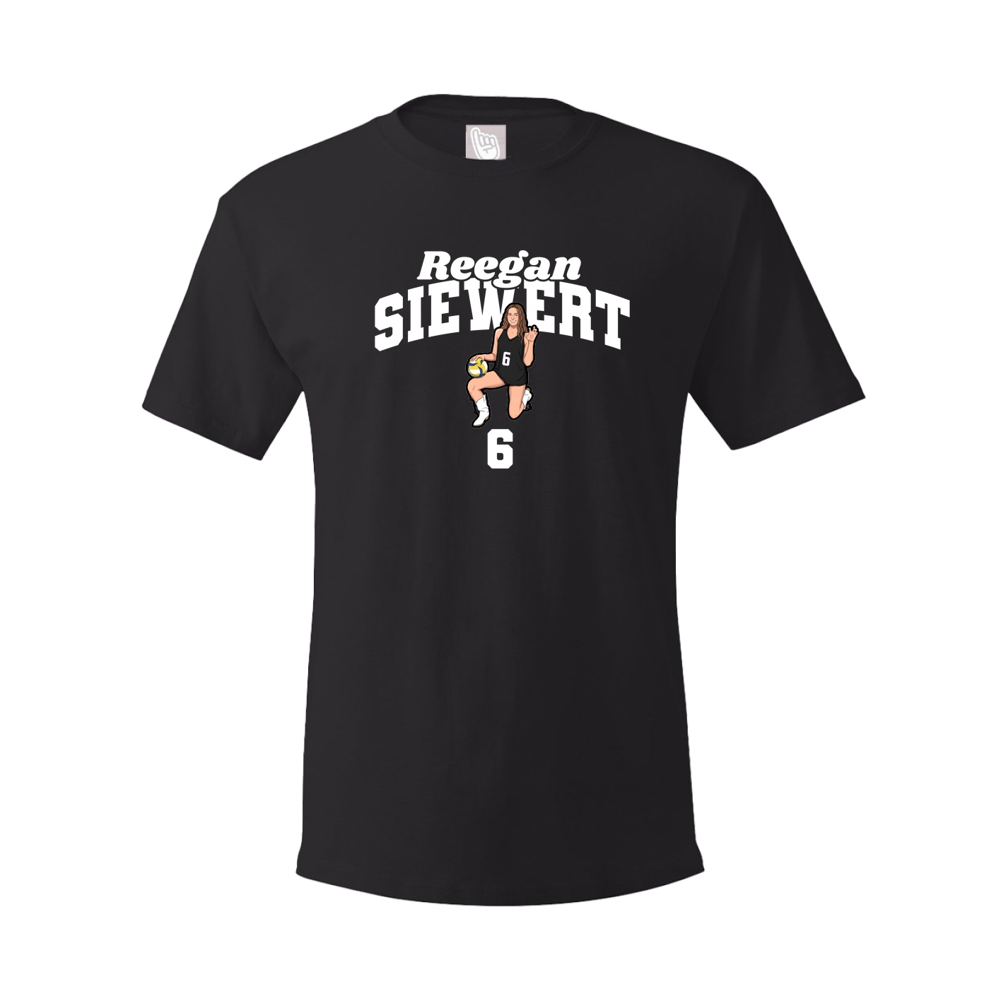 Youth Tee — Signature Arch in Black