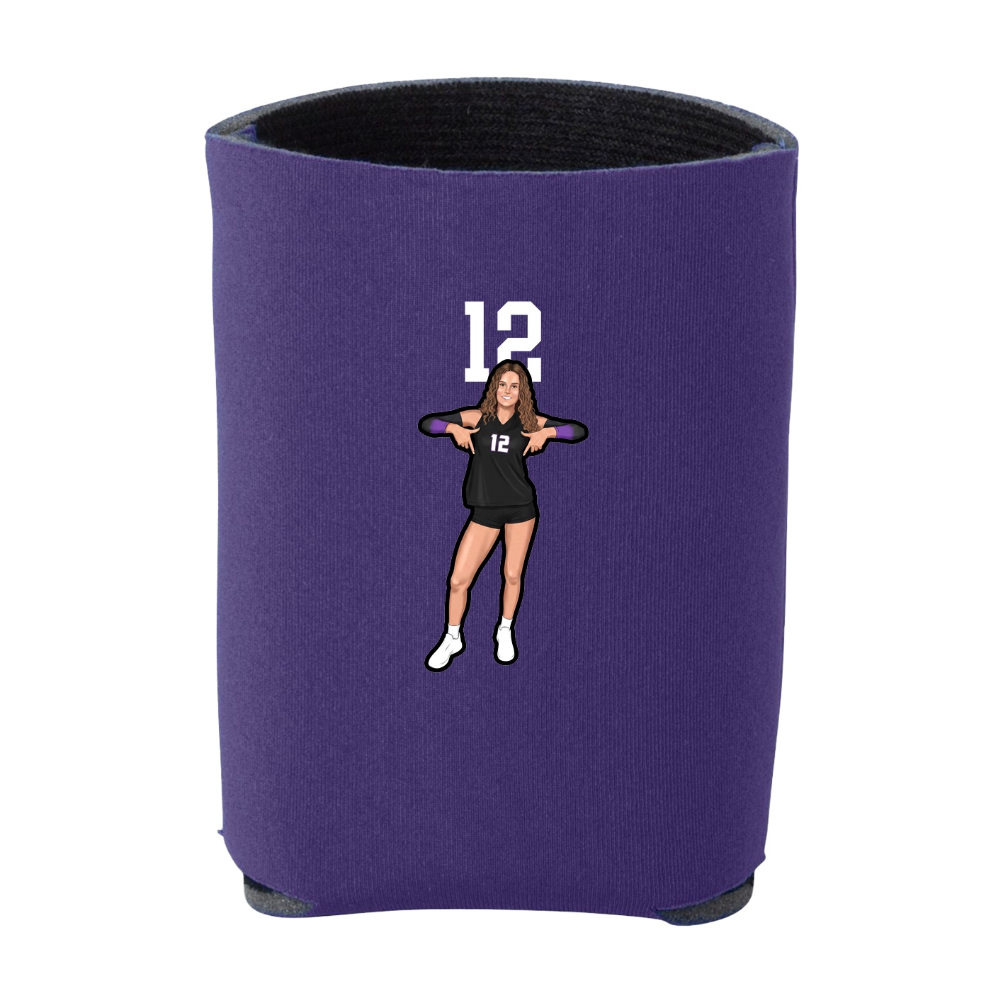 Can Holder — Number Top in Purple